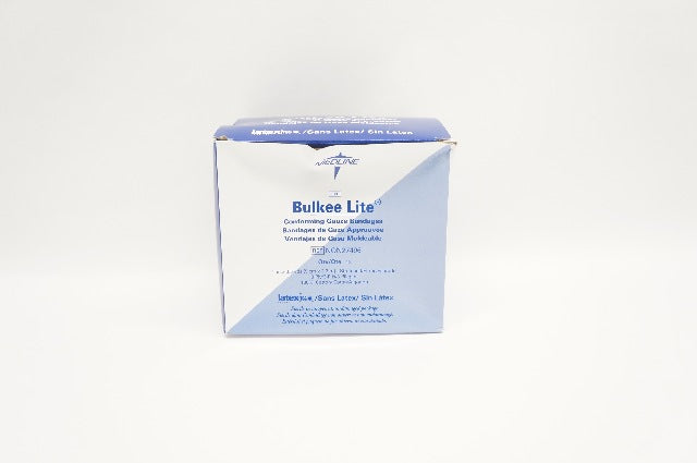Medline NON27497 Bulkee Lite Conforming Gauze Bandage 3-Ply - Pack of 12
