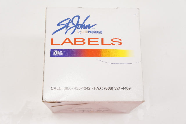 PDC 59704890 Labels 4 x 2-5/8 Fl Red - Box of 500