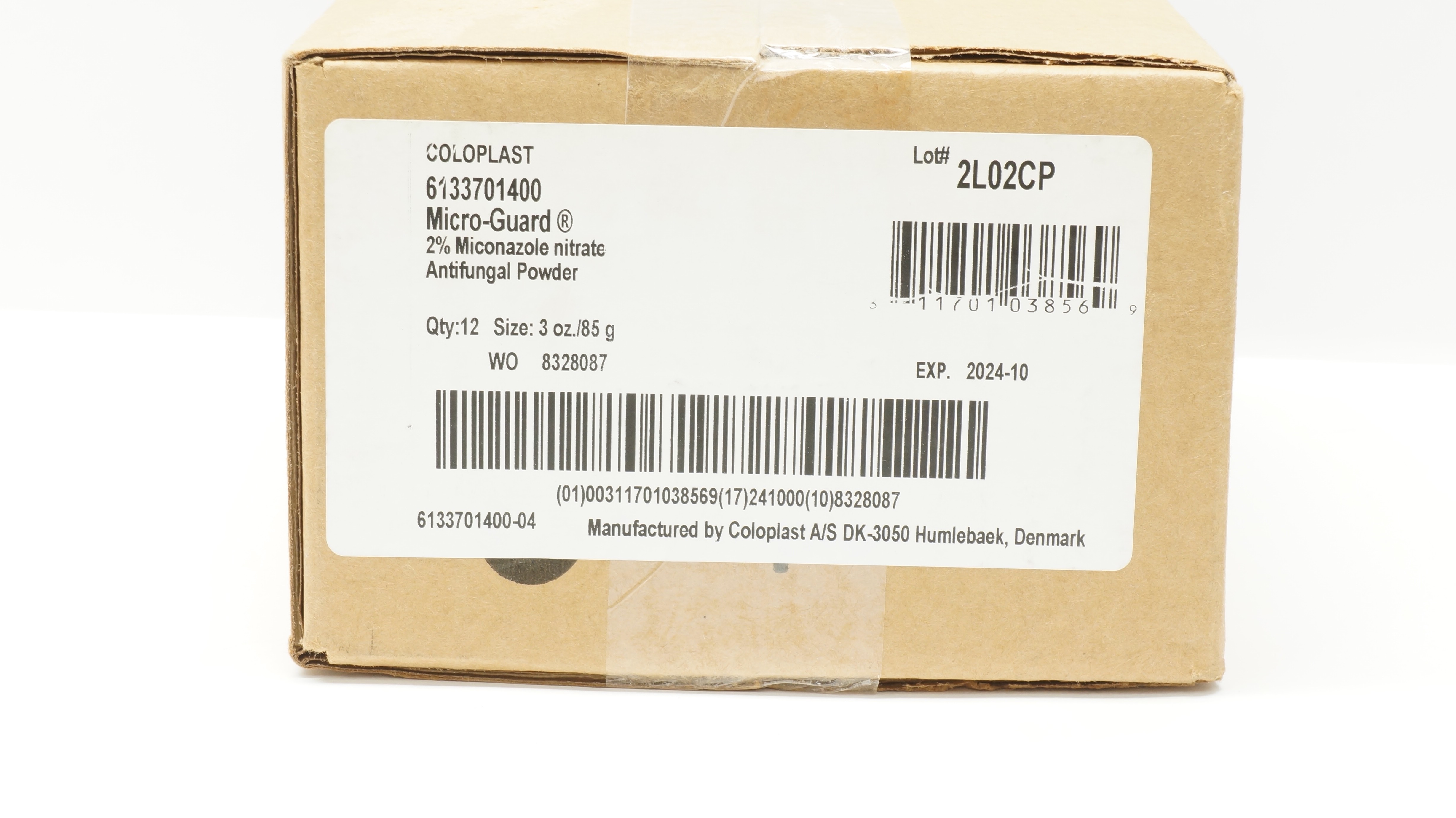Coloplast 6133701400 2% Miconazole Nitrate Antifungal Powder 3oz.(x) - Box of 12