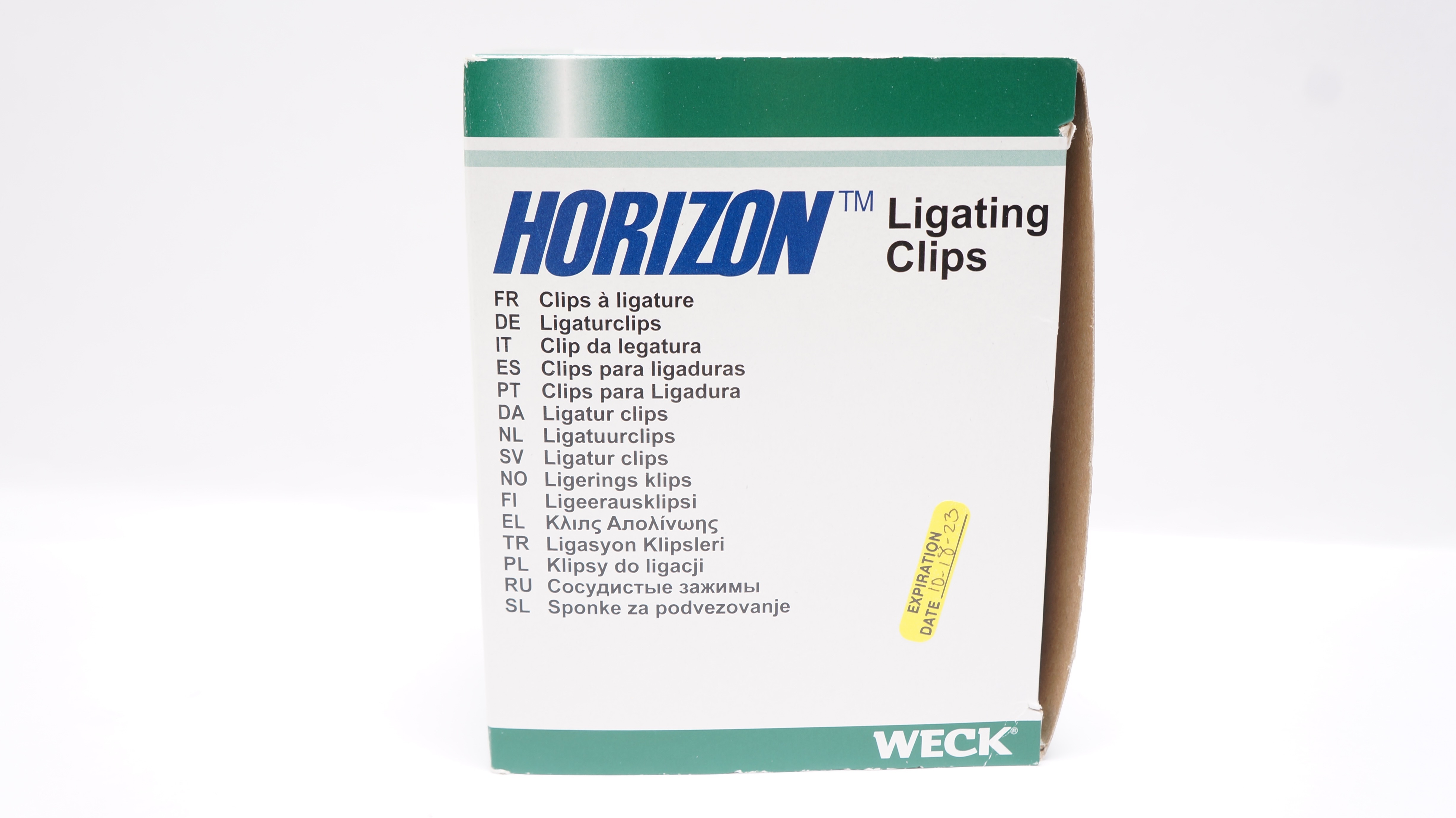 Teleflex 001201 Horizon Weck 6 Small-Wide Titanium Ligating Clips (x)- Box of 18