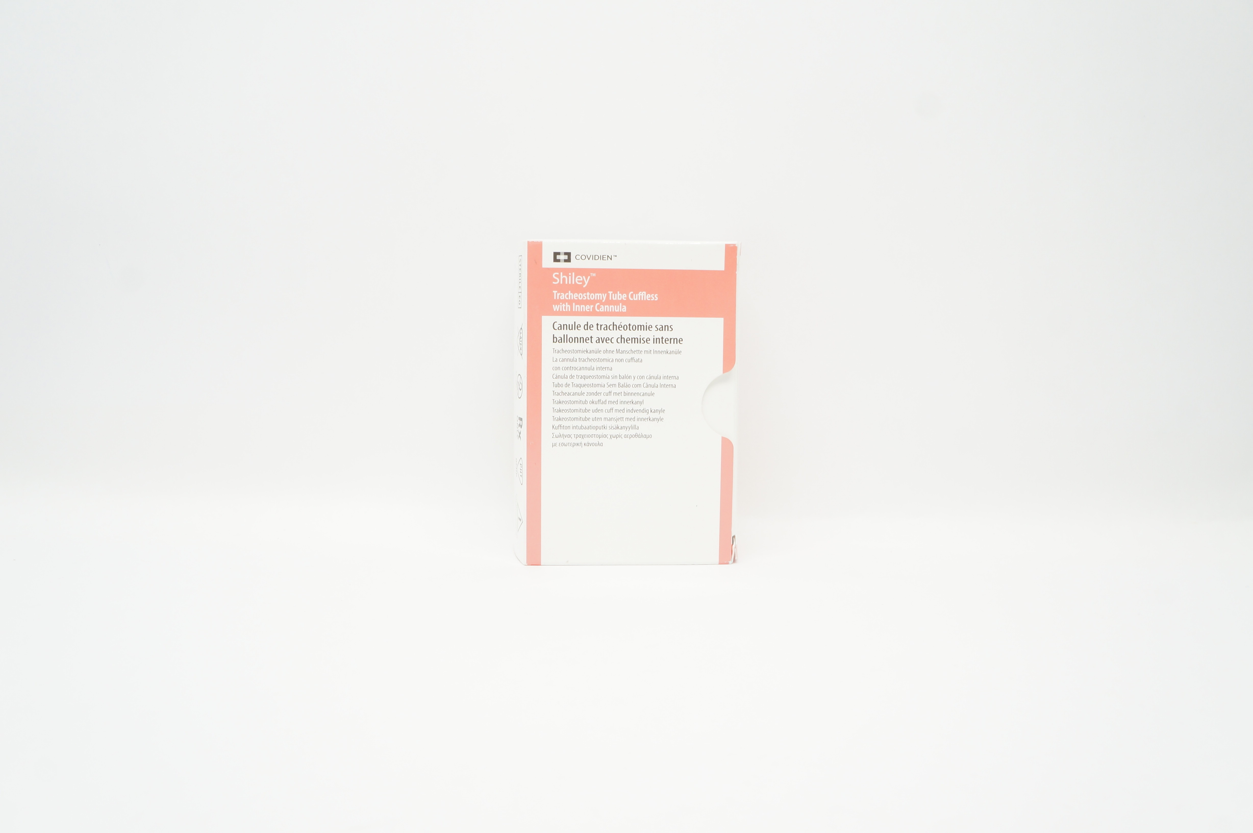 Covidien 8CFS Shiley Tracheostomy Tube Cuffless 7.6 ID x 12.2 OD x 81mm