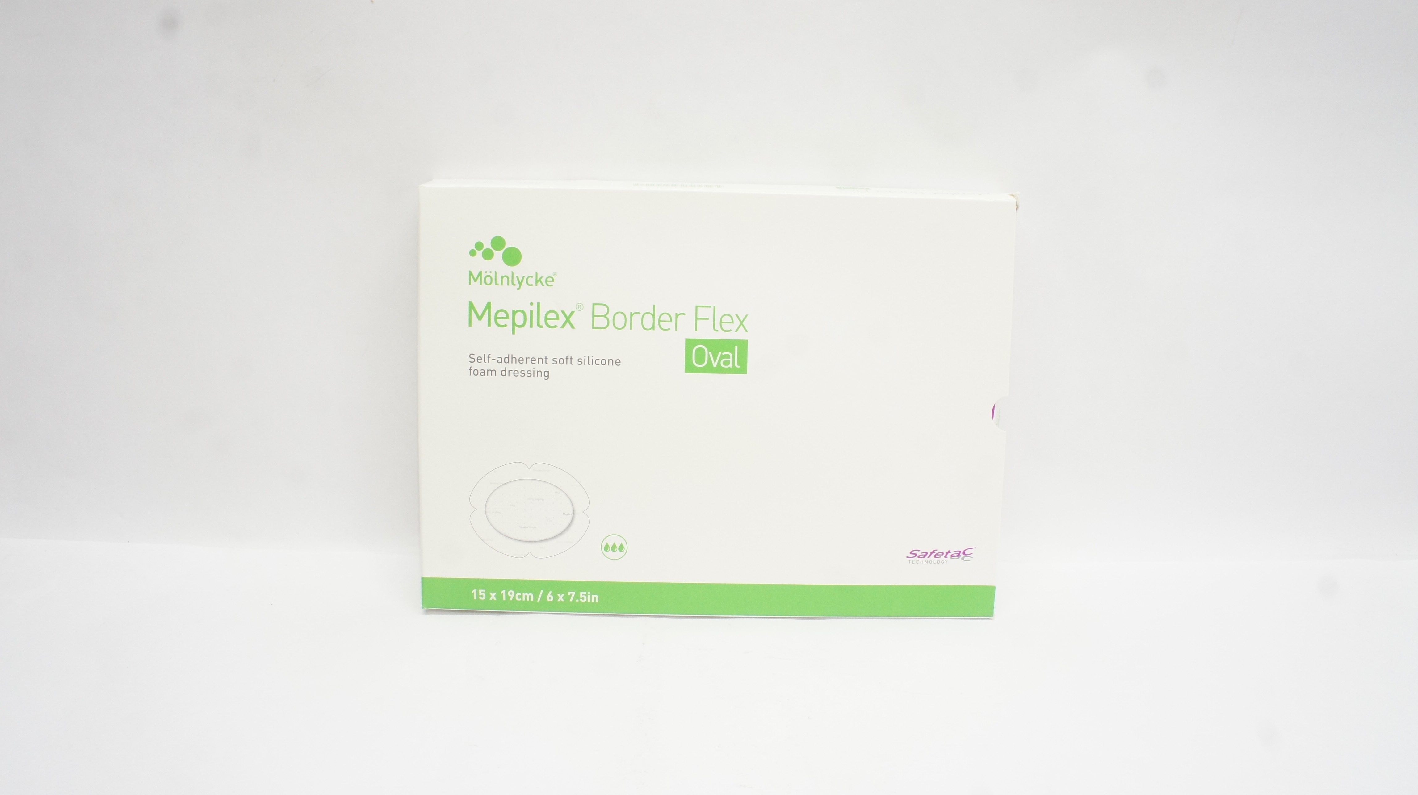 Mölnlycke 583400 Mepilex Border Flex Oval 6 x 7.5In Pack of 5