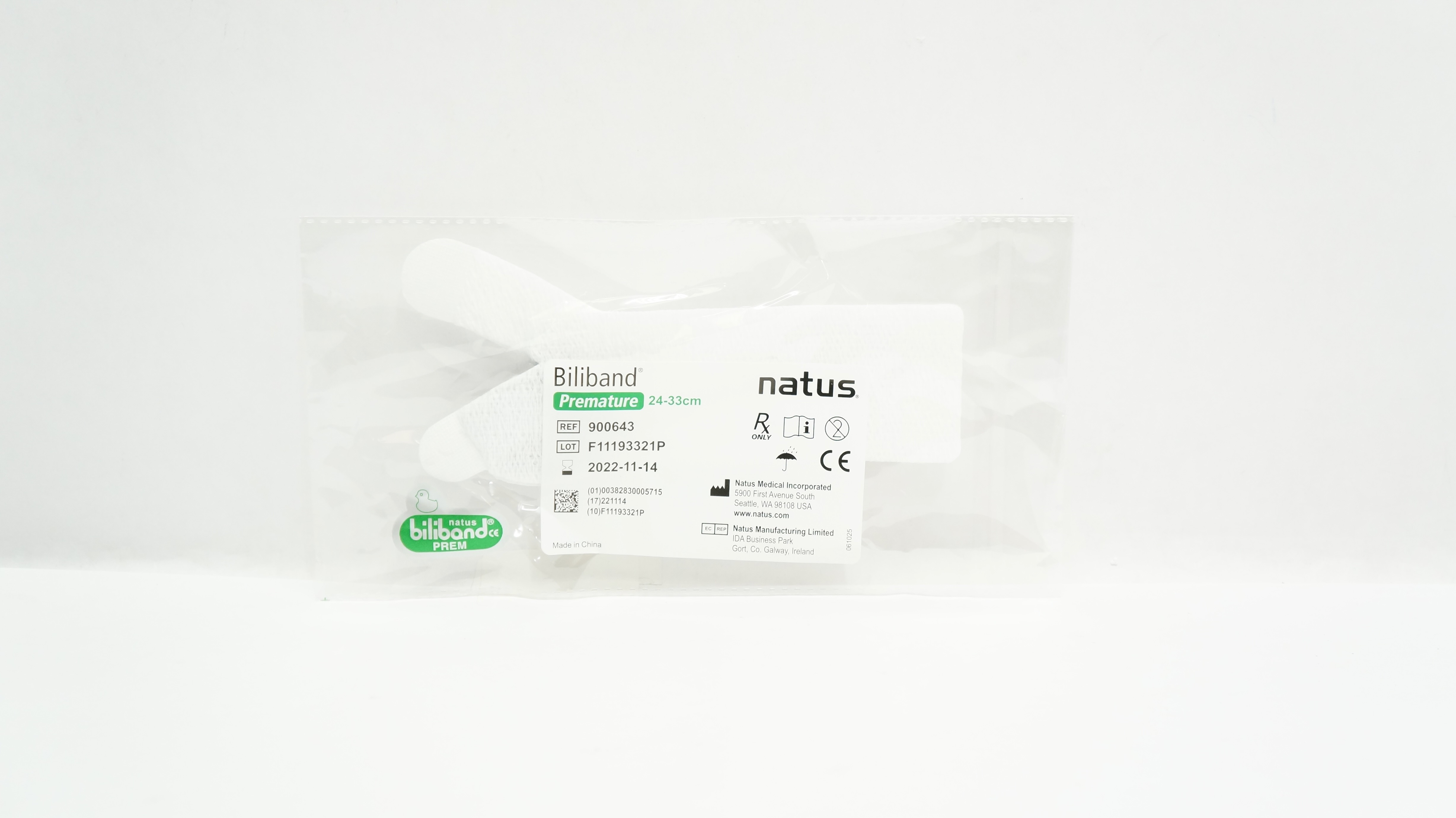 Natus Medical 900643 Biliband Eye Protector Premature 24-33cm (x)