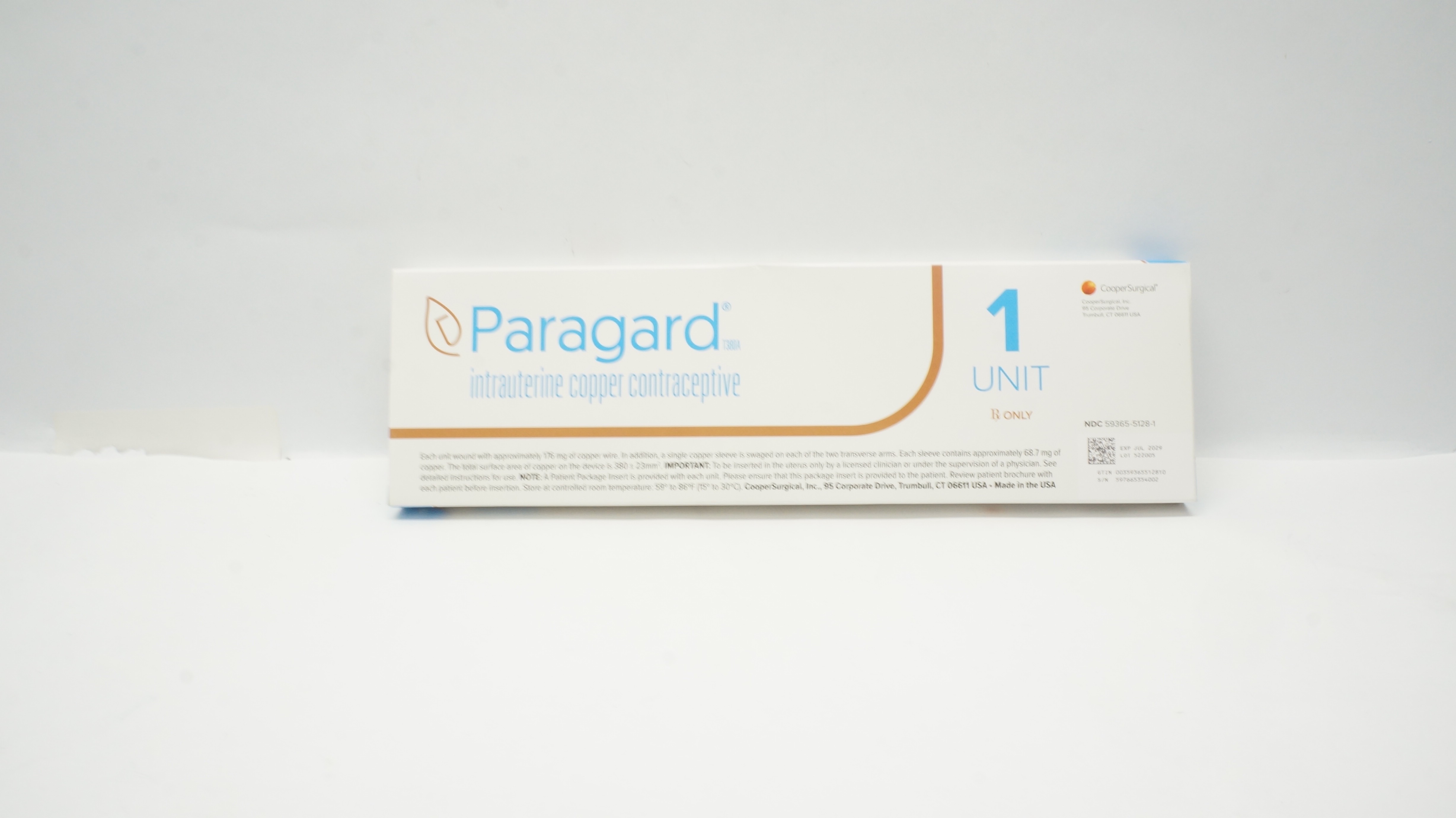 Copper Pg Cooper Surgical Paragard Intrauterine Copper Contraceptive