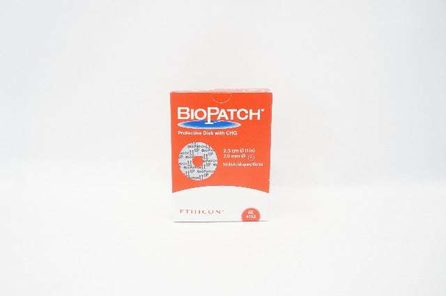 Ethicon 4152 BioPatch Protective Disk with CHG 1 in. x 7.0 mm (x) - Box of 10