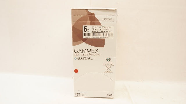Ansell 20277265 Gammex Non-Latex Sensitive Surgical Goves Size 6.5 - Box of 50