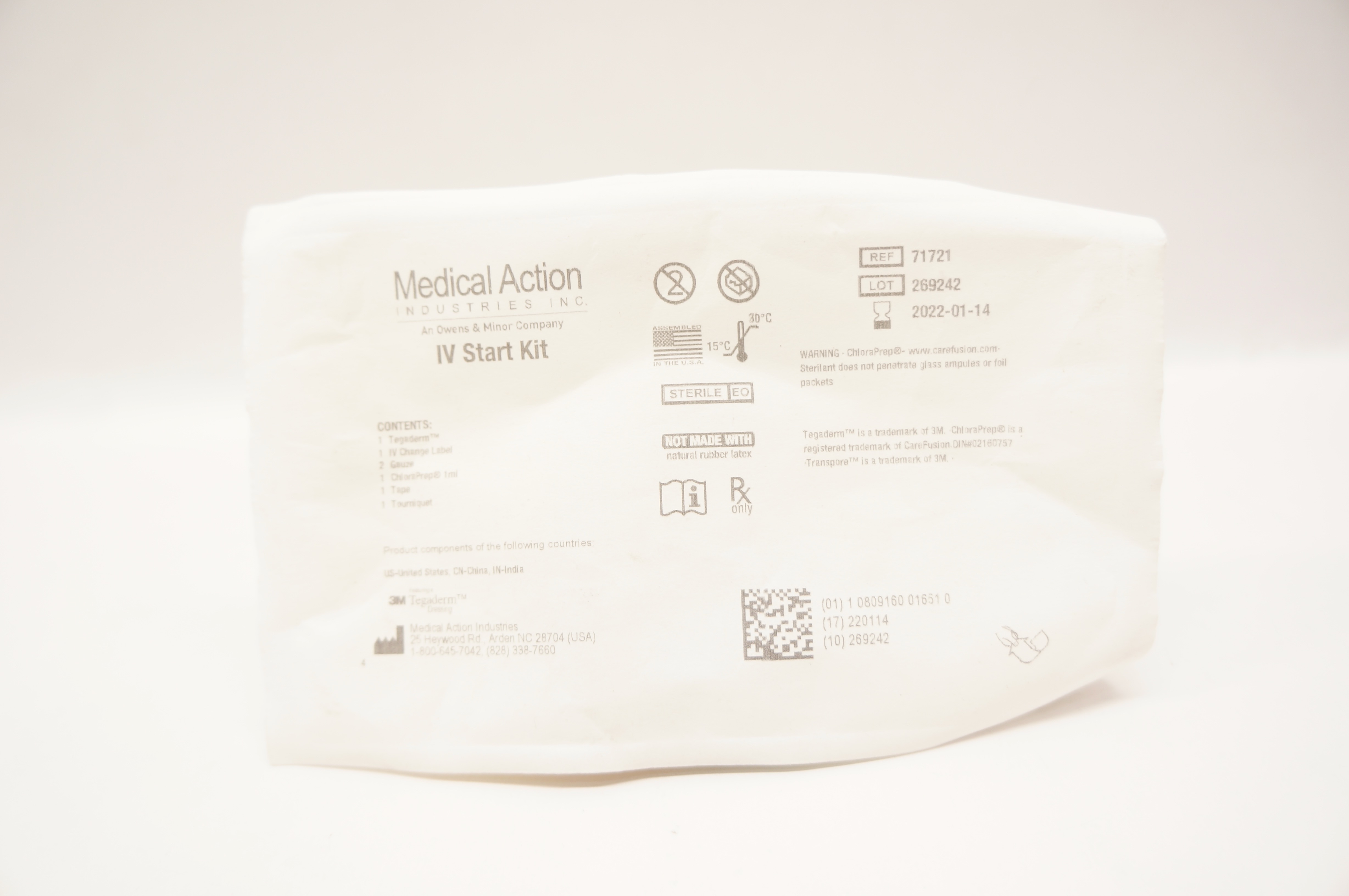 Medical Action Industries 71721 3M Tegaderm IV Start Kit (x)