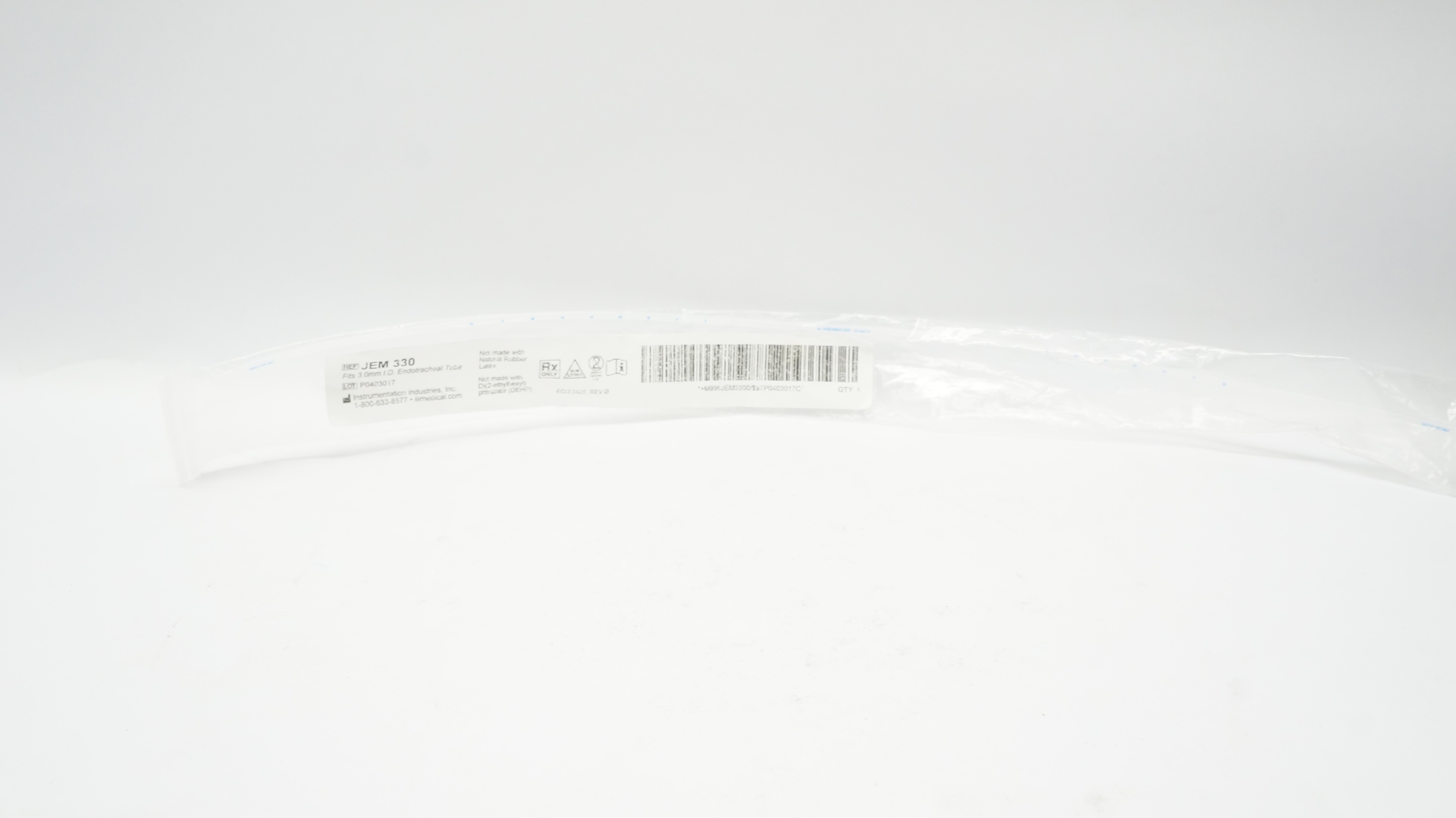 Instrumentation Industries JEM 330 Endotracheal Tube Changer 3.0mm