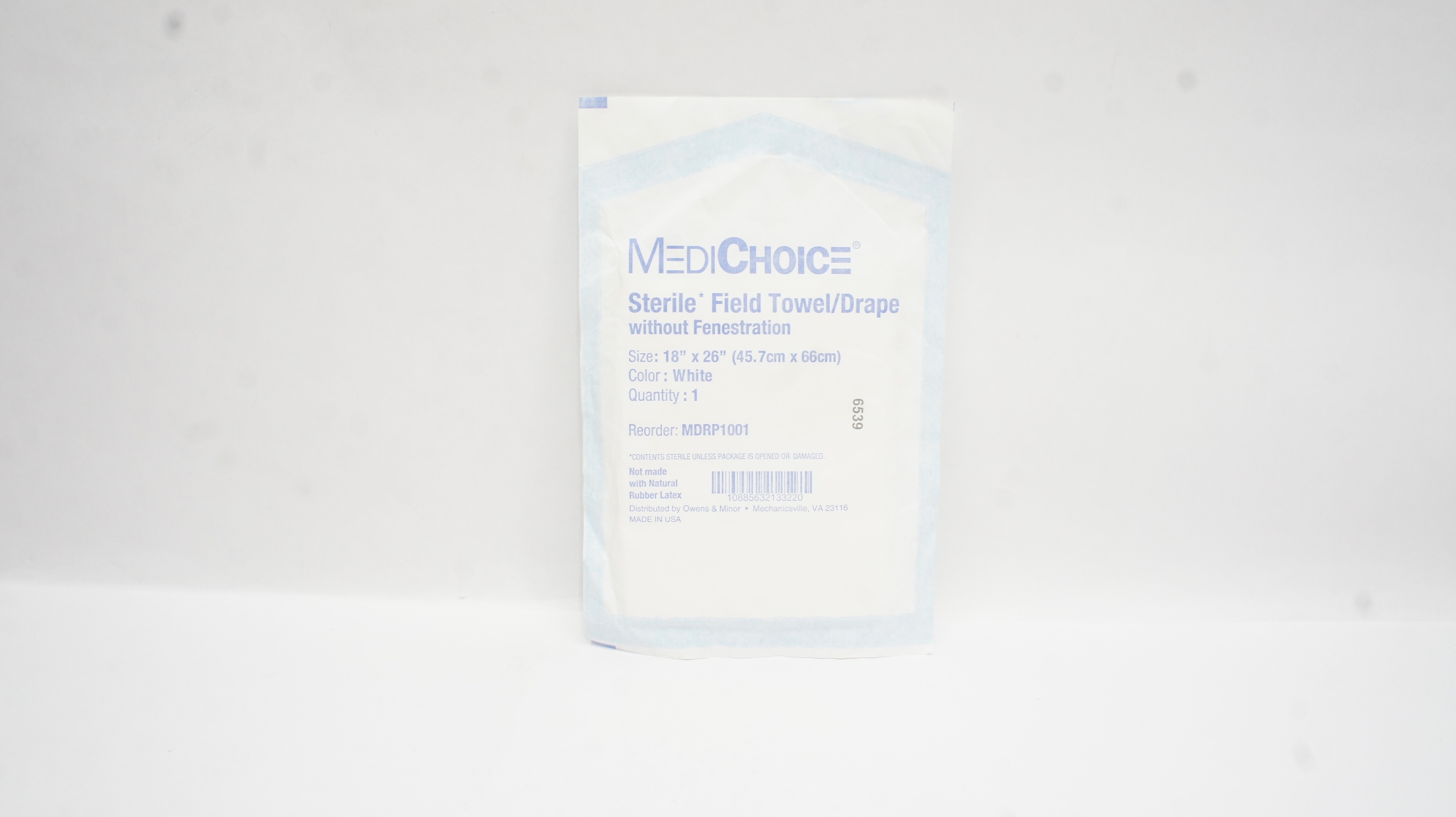 MediChoice MDRP1001 Field Towel/Drape without Fenestration, White 18 x 26inch