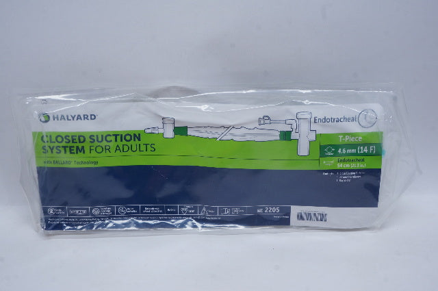 Halyard 2205 Closed Suction System For Adults 14F x 21.3inch