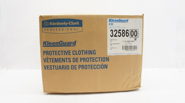 Kimberly-Clark 32586 KleenGuard A38 Coveralls, White, Size 2XL (x) - Case of 25