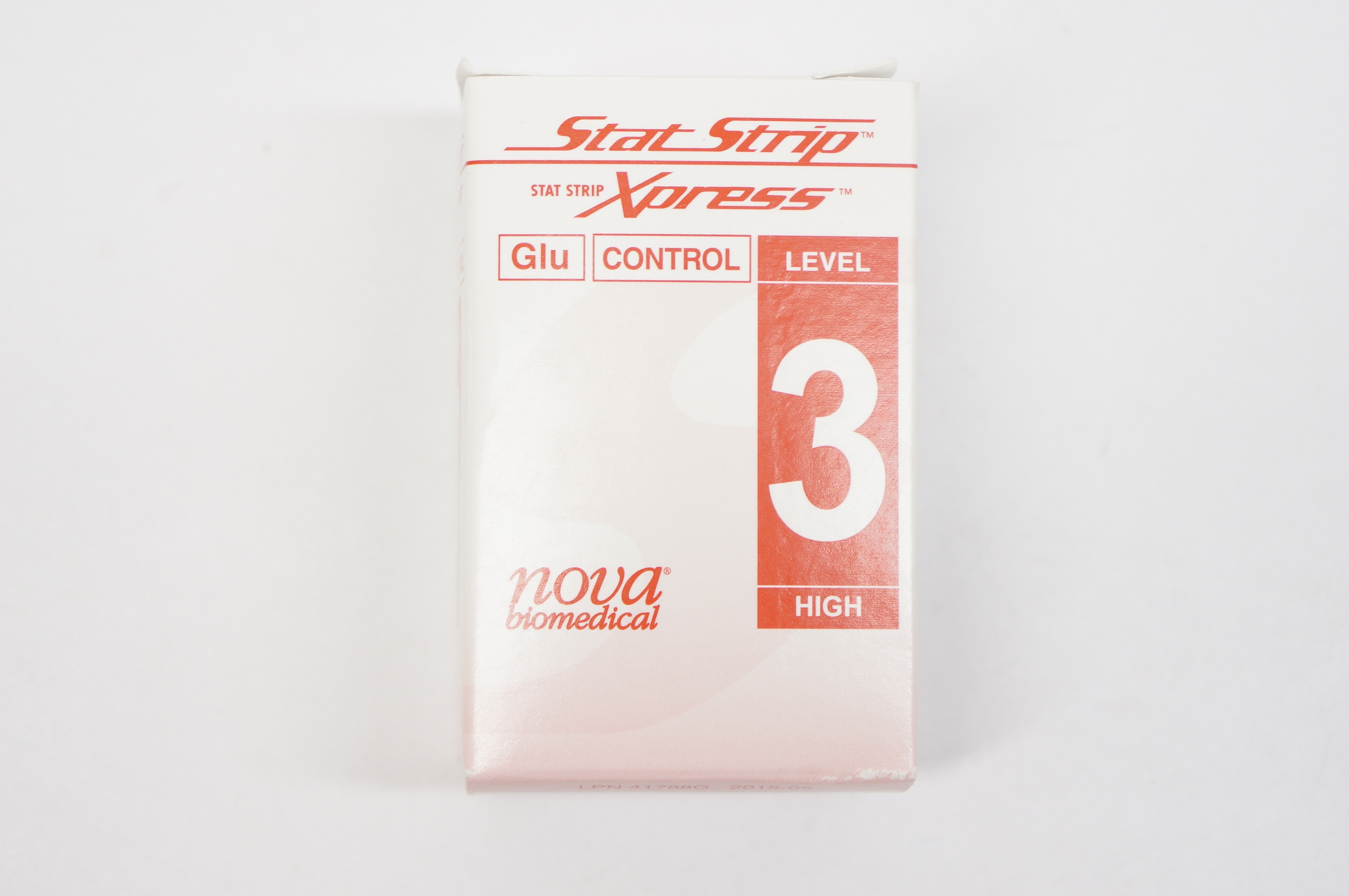 Nova Biomedical 41743 Stat Strip Xpress Glu Control, Level 3 High 4ml