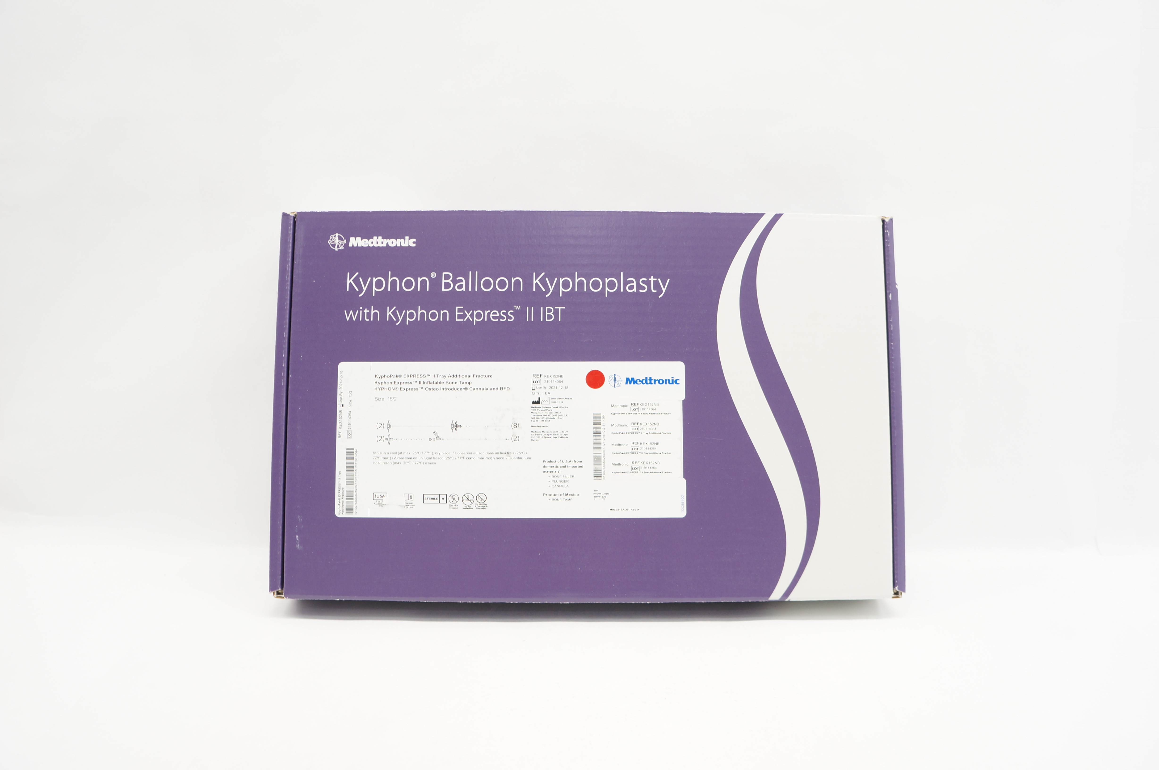 Medtronic KEX152NB KyphoPak EXPRESS II Tray Additional Fracture (x)