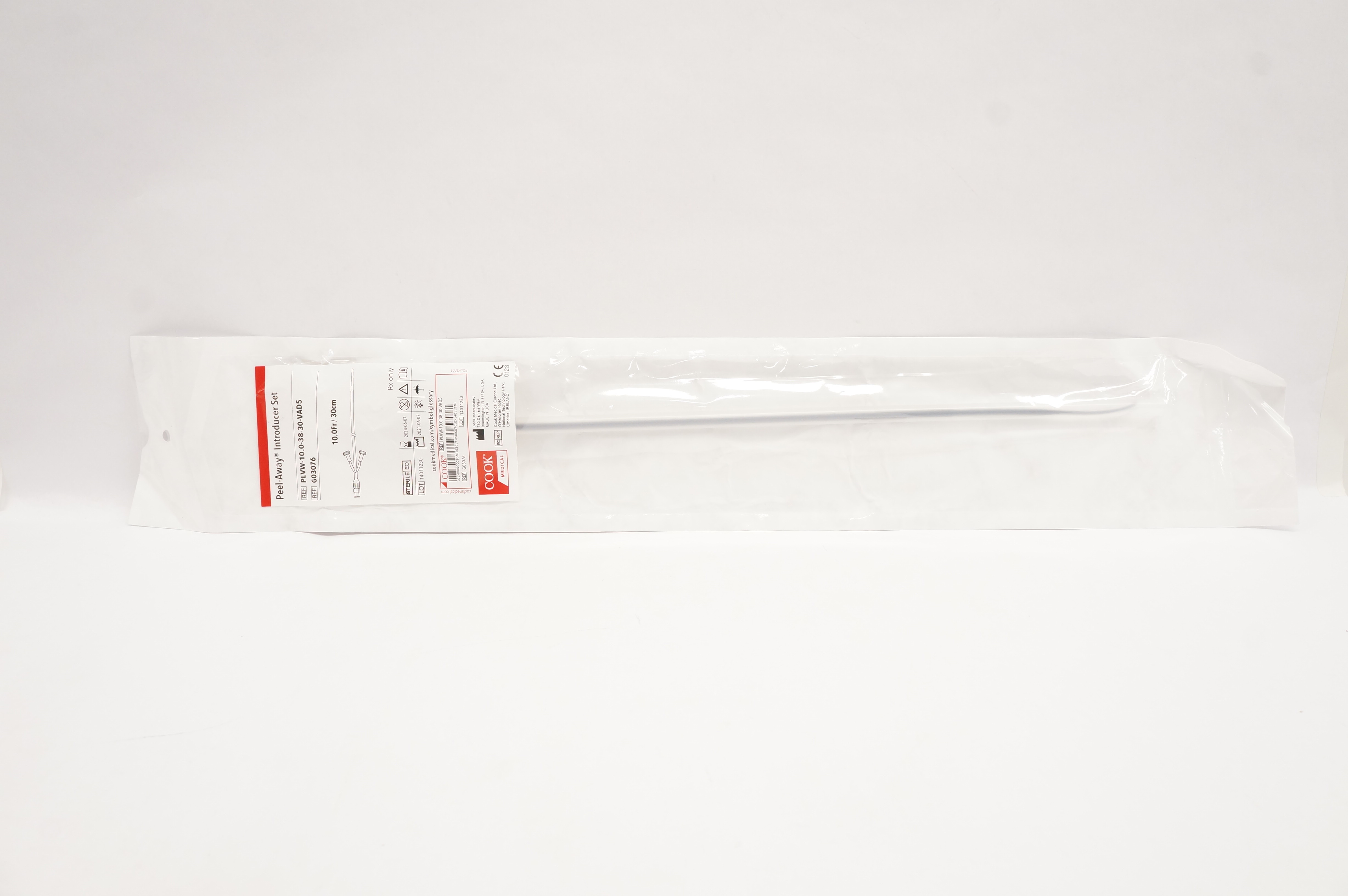 Cook Medical G03076 Peel-Away Introducer Set 10.0Fr x  30cm