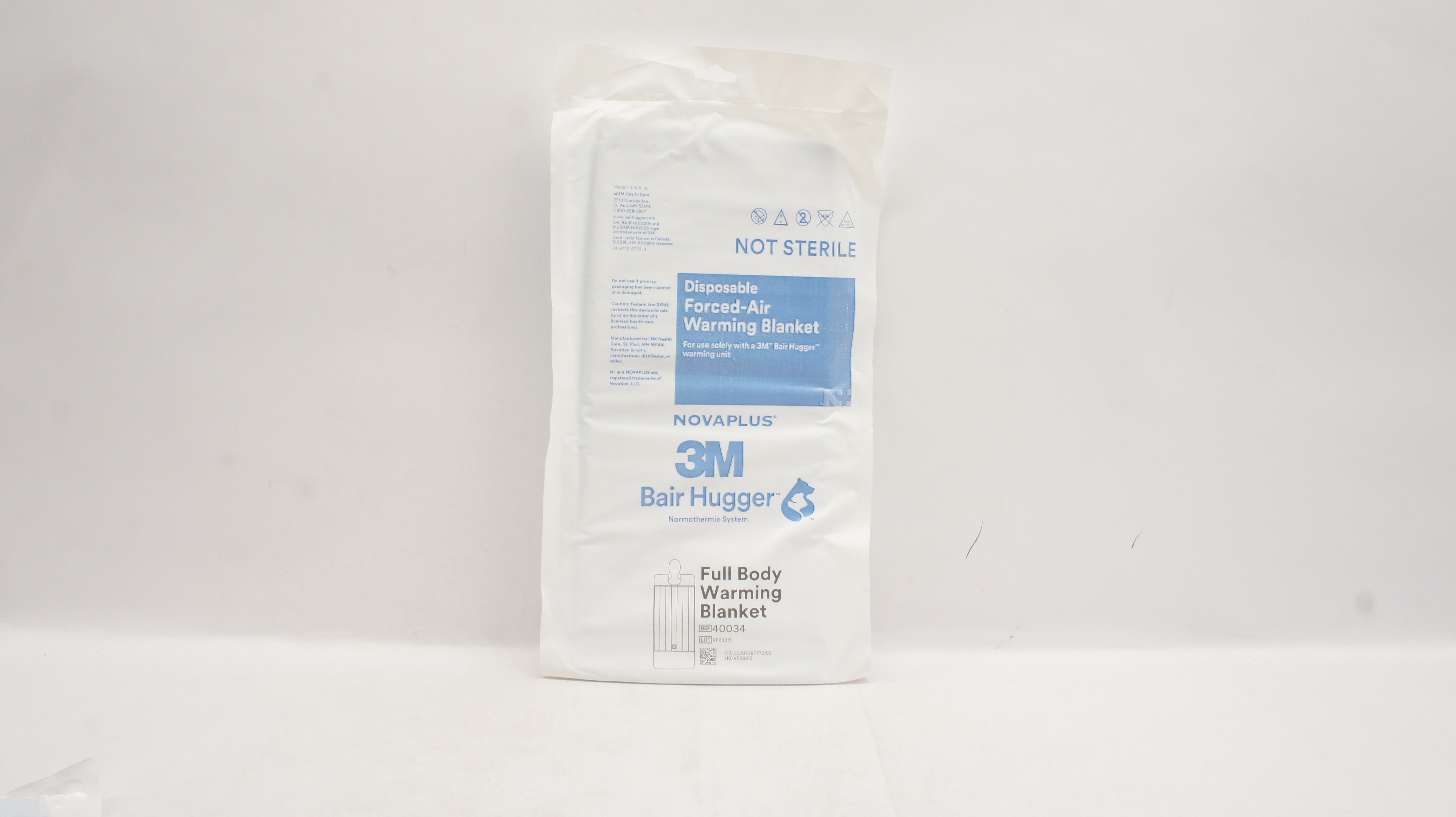 3M 40034 Bair Hugger Novaplus Disposable Forced-Air Full Body Warming Blanket