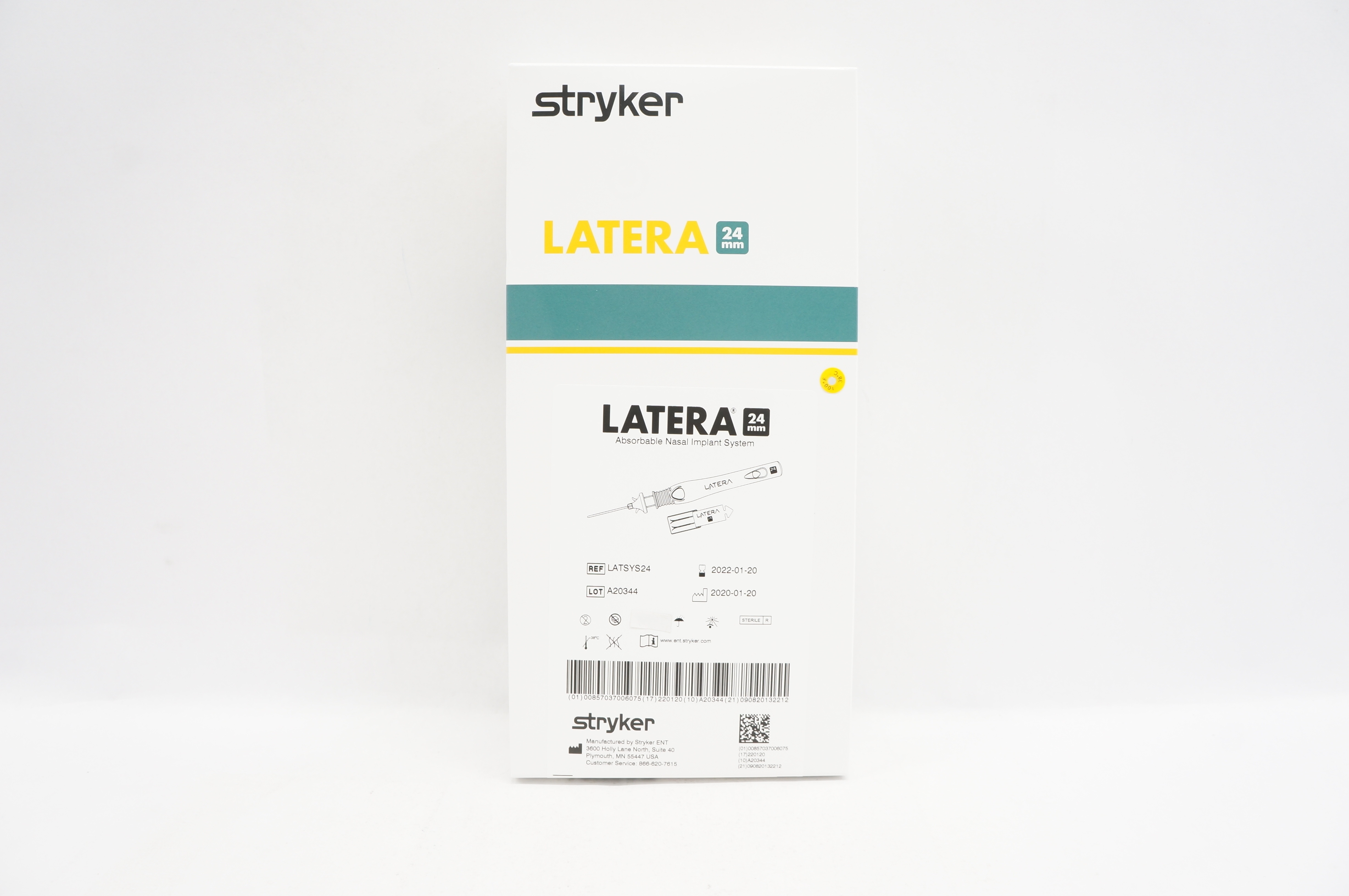 Stryker LATSYS24 Latera Absorbable Nasal Implants System 24mm (x)