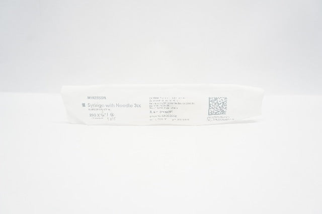 McKesson 16-SN3C2558 W/ Ndle 3cc Luer Lock Tip 25G x 5/8inch