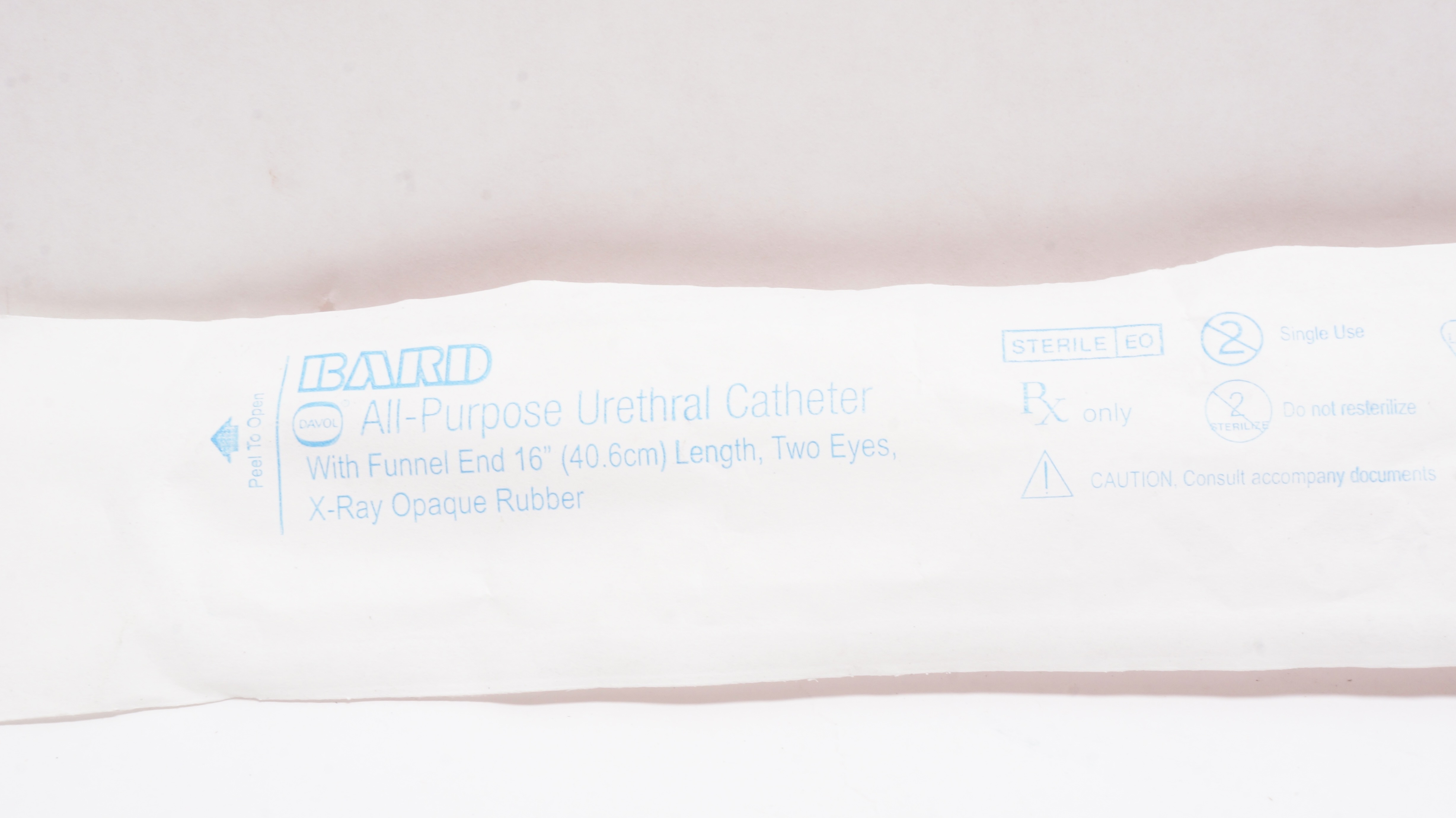 Bard 0094140 14Fr. All-Purpose Urethral Cath. with Funnel End 16inch Length (x)