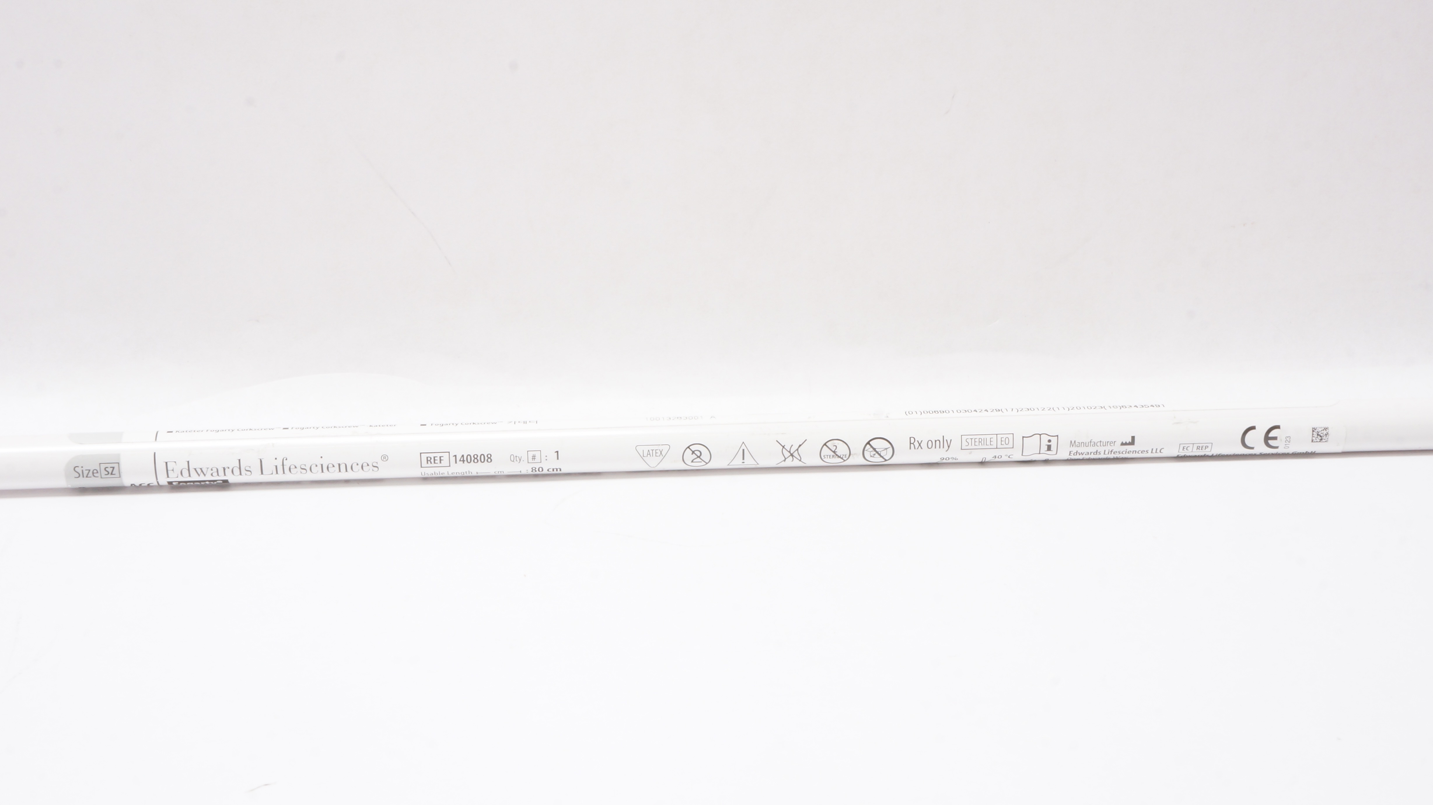 Edwards Lifesciences 140808 Fogarty Corkscrew Cath. ACC 5/8, 8mm x 80cm (x)