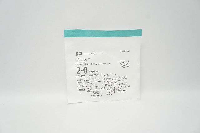 Covidien VLOCN2145 V-Loc 2-0 PBT GS-22,  27mm 1/2c Taper, 9inch (x)