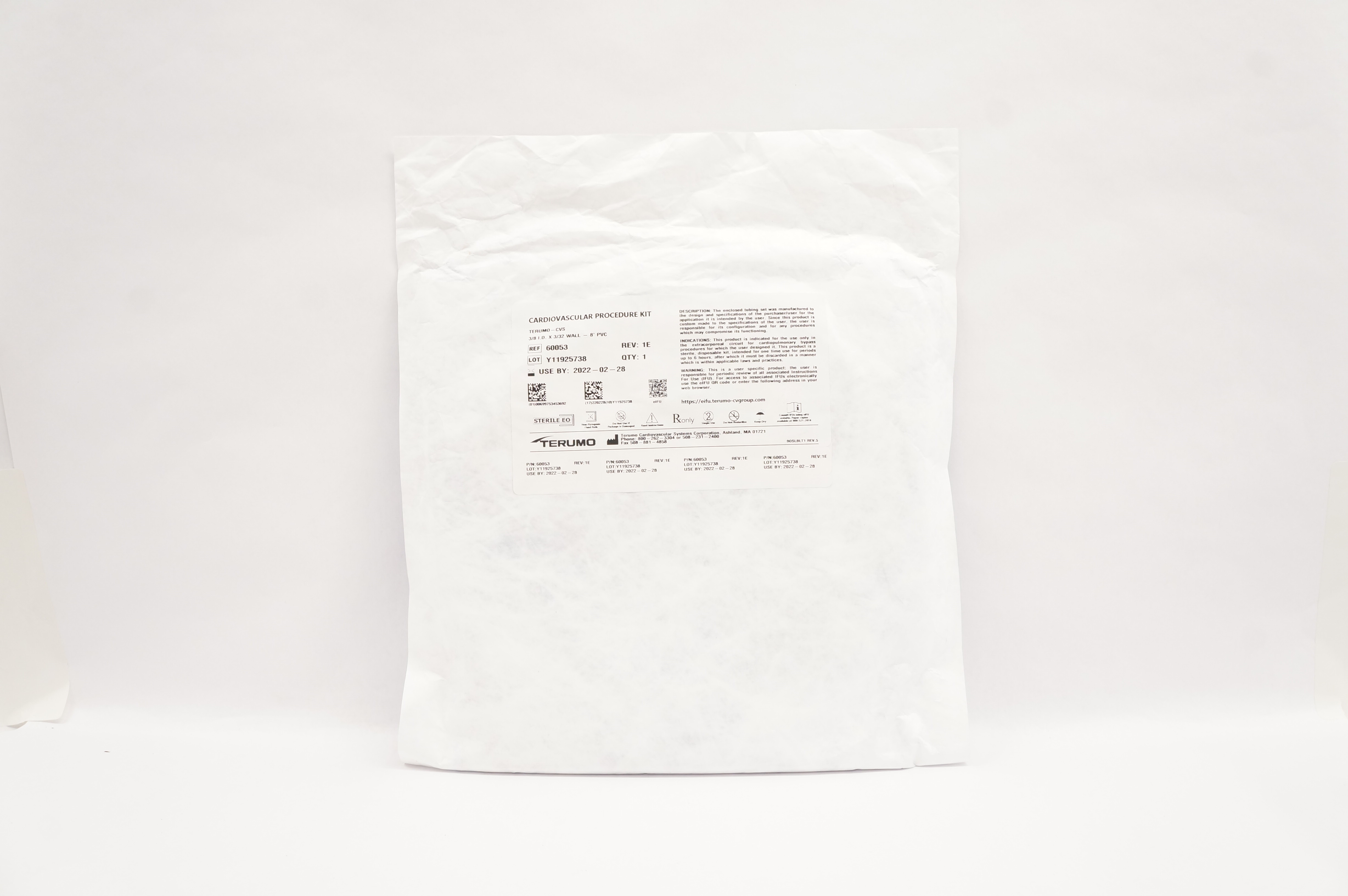 Terumo 60053 Cardiovascular Procedure Kit (x)