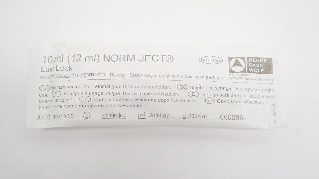 Henke Sass Wolf Norm-Ject 10mL Luer Lock (x)