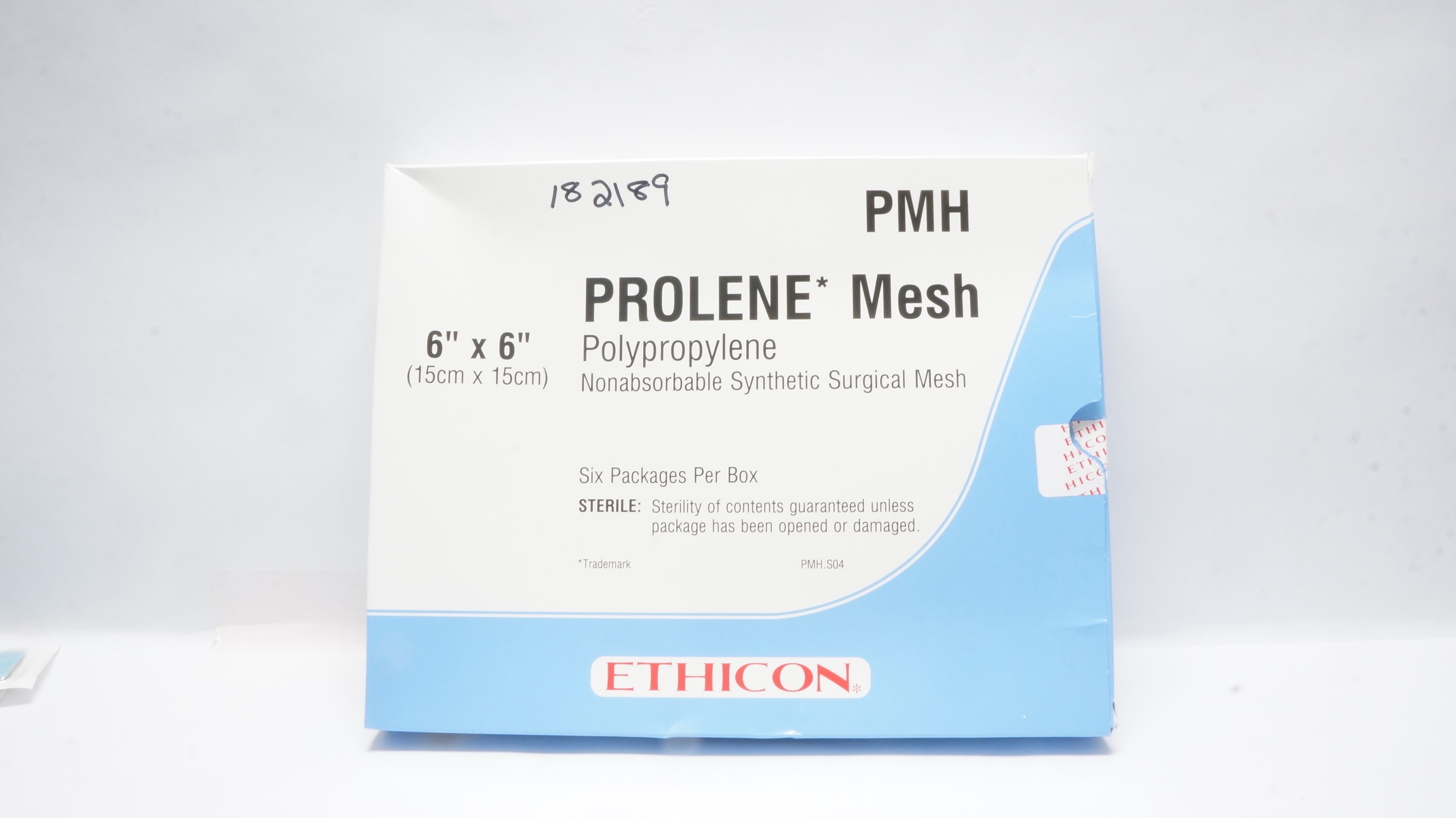 Ethicon PML Prolene Polypropylene Synthetic Surgical Mesh 12inch x 12inch