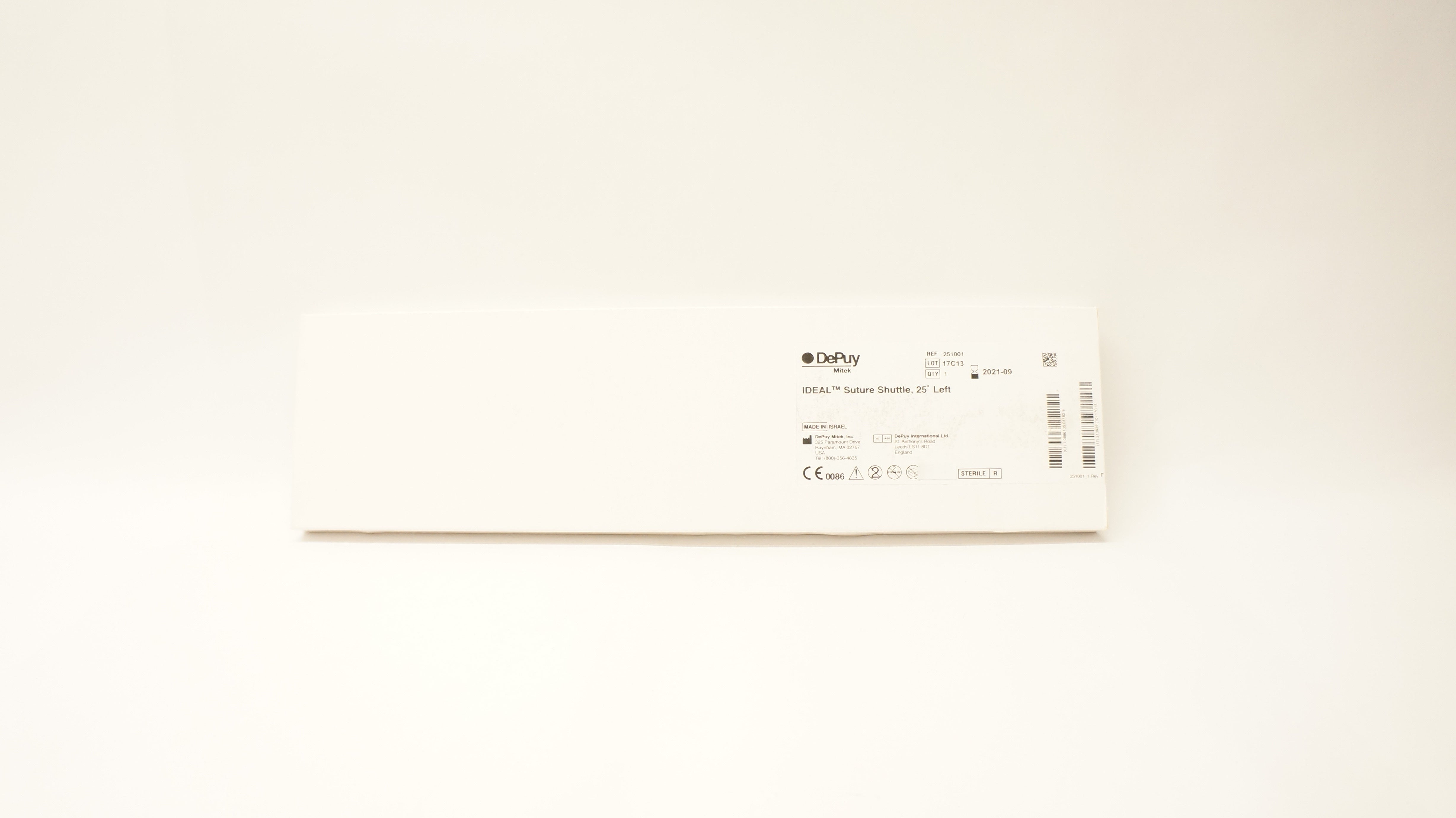 DePuy Mitek 251001 Ideal Stre Shuttle, 25 Left (x)