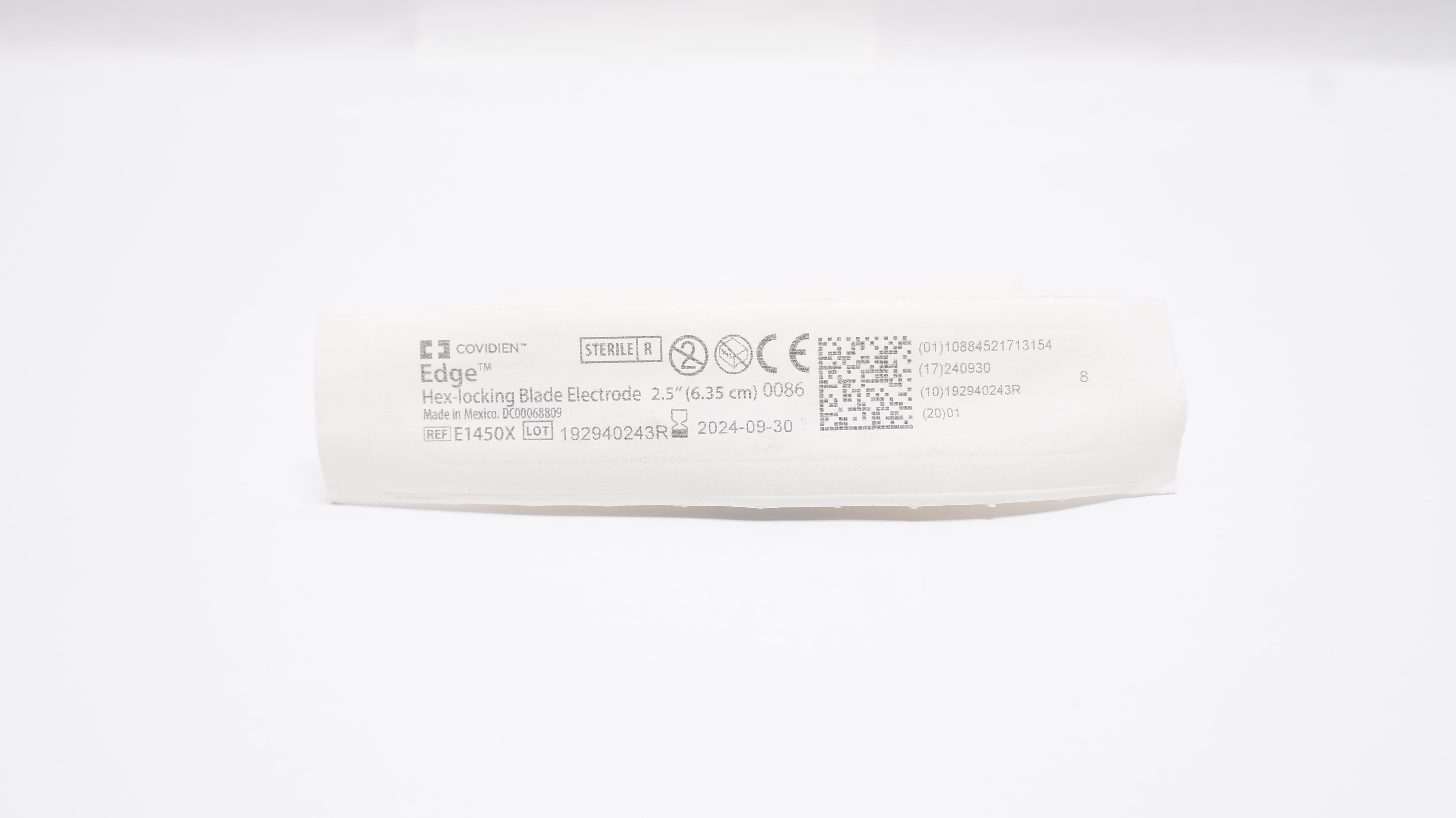 Covidien E1450X Edge Hex-locking Blade Electrode 2.5 inch