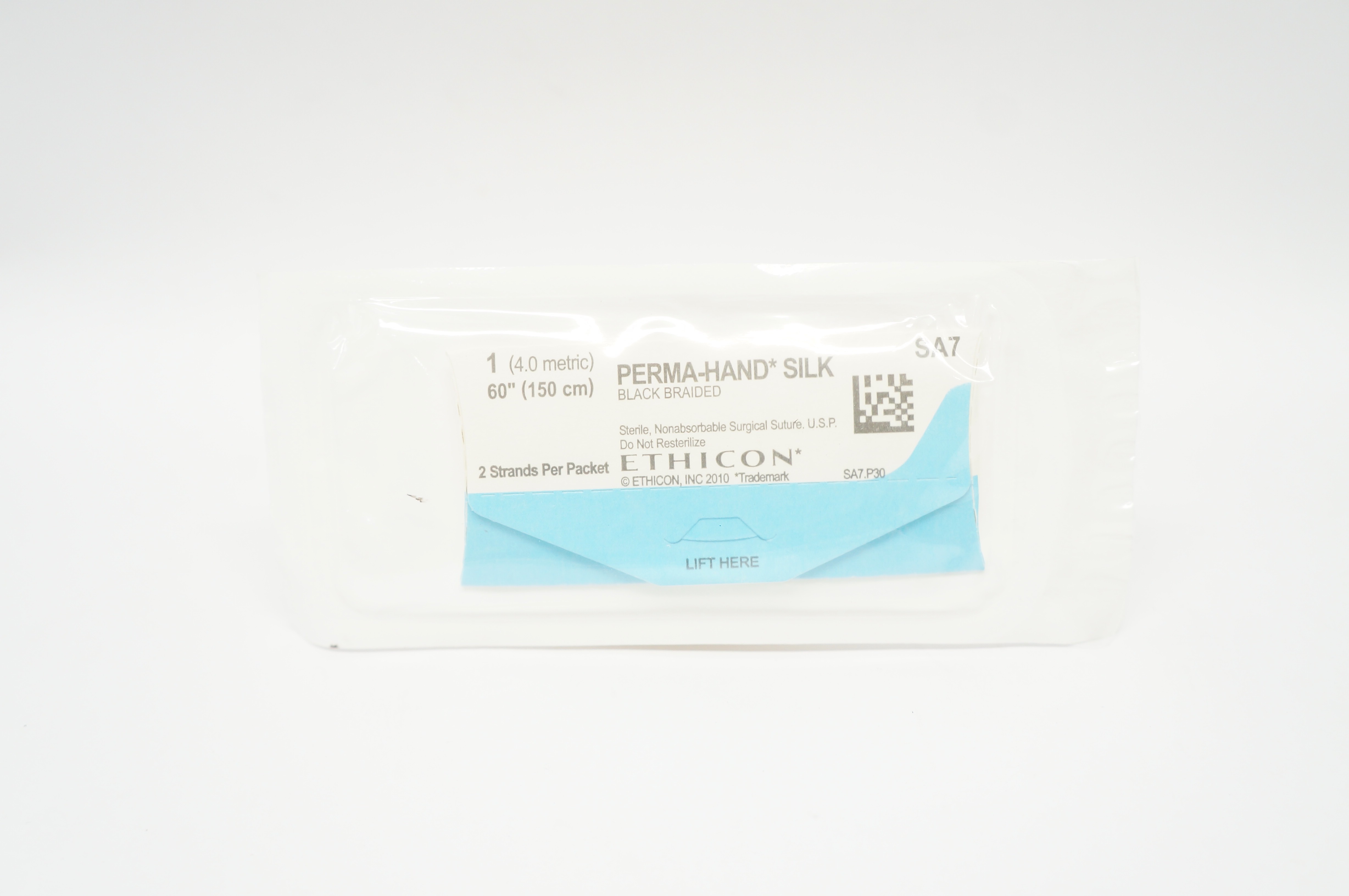 Ethicon SA7 1 Perma-Hand Silk Surgical Stre Black Braided 60inch