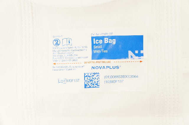 Cardinal Health V11400-100 NOVAPLUS Ice Bag Small With Ties