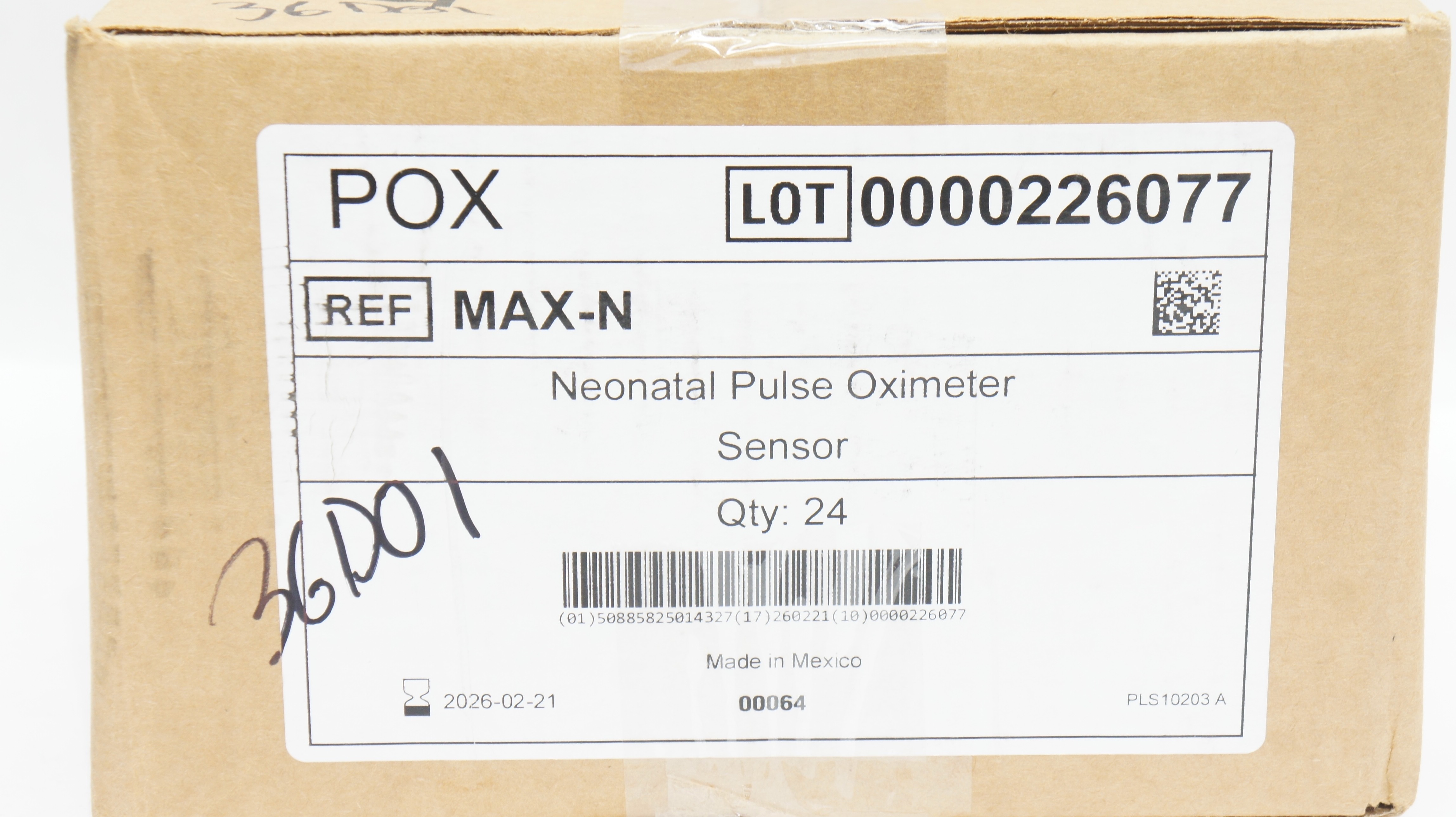 Stryker MAX-N Neonatal/Adult Pulse Oximeter Sensor <3kg >40kg - Box of 24