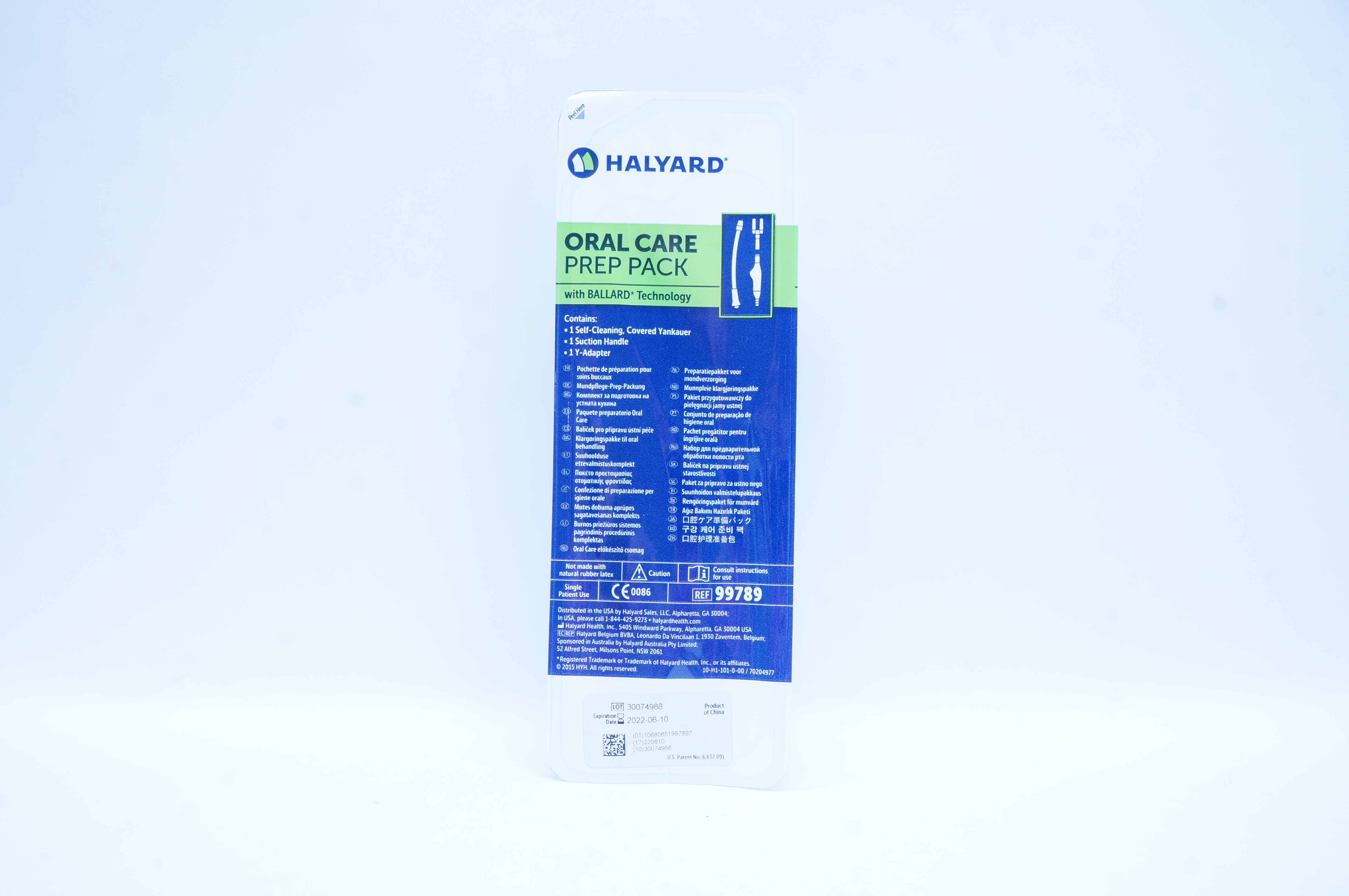 Halyard 99789 Oral Care Prep Pack With Ballard Technology