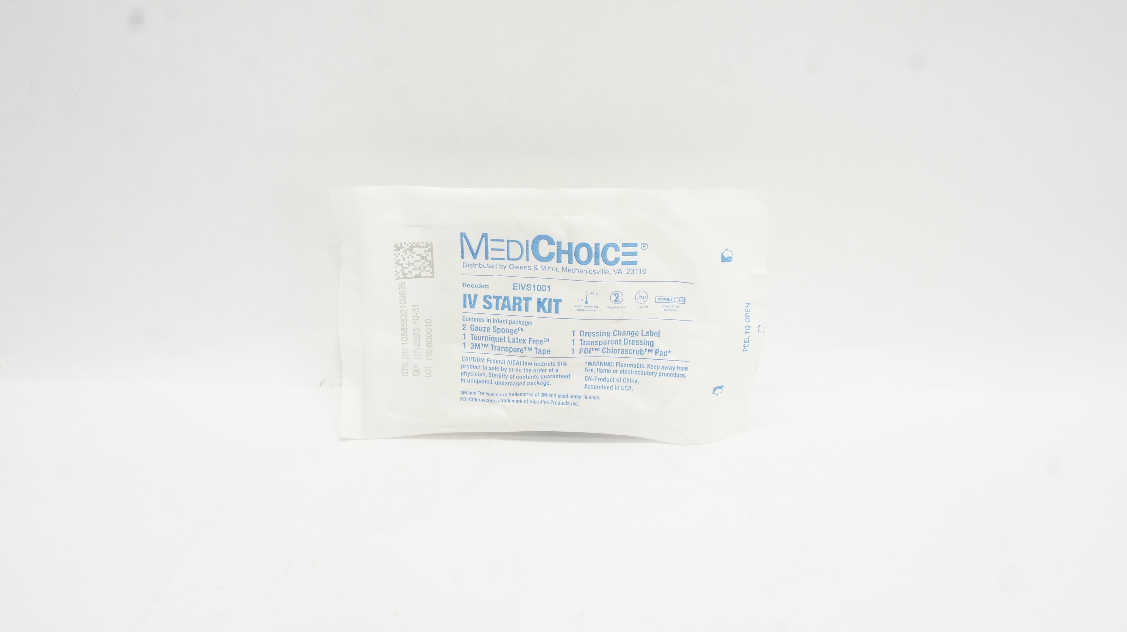 MediChoice EIVS1001 IV Start Kit (x)