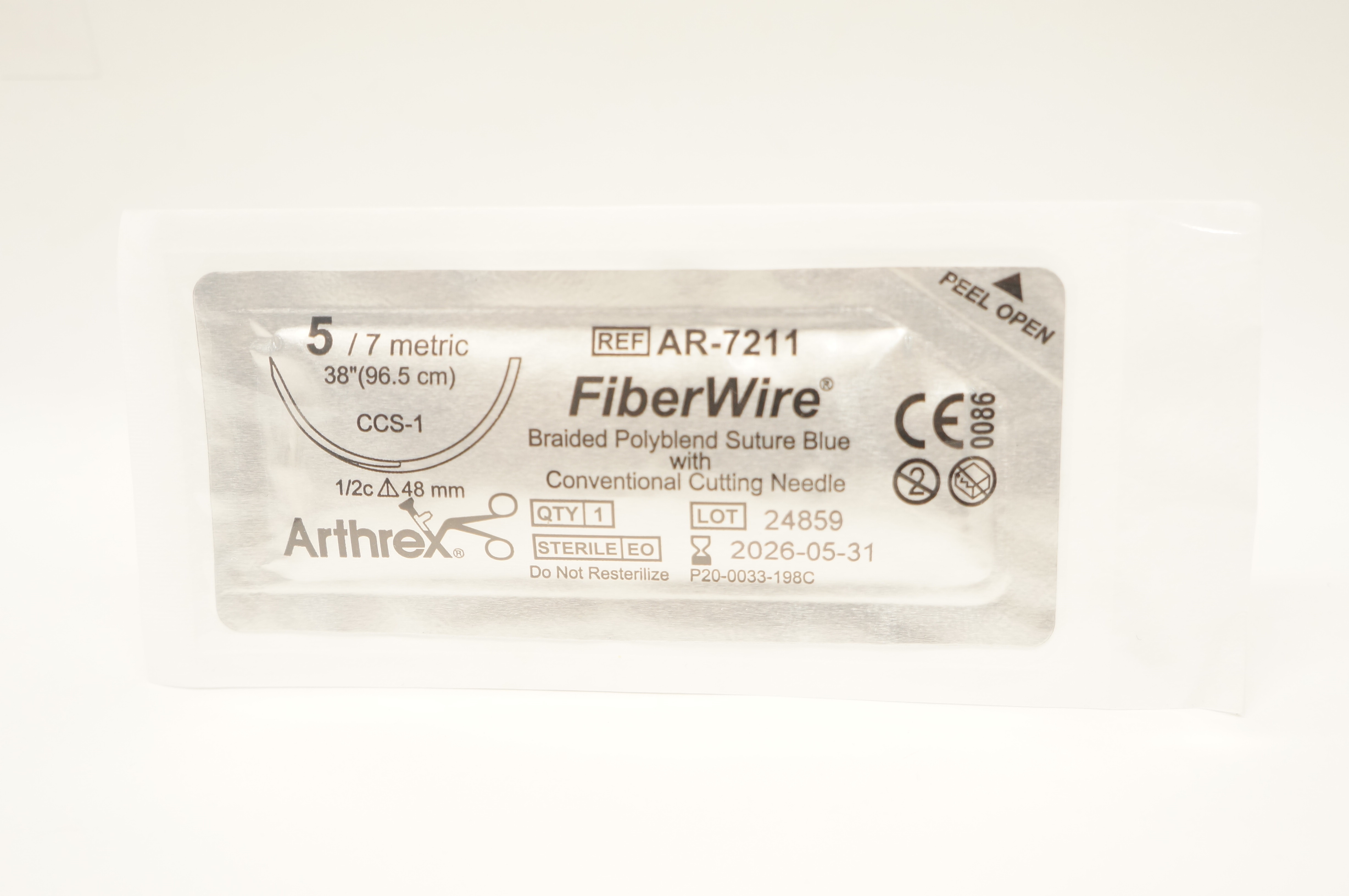 Arthrex AR-7211 5 FIBERWIRE CCS-1 48mm 1/2c 38inch