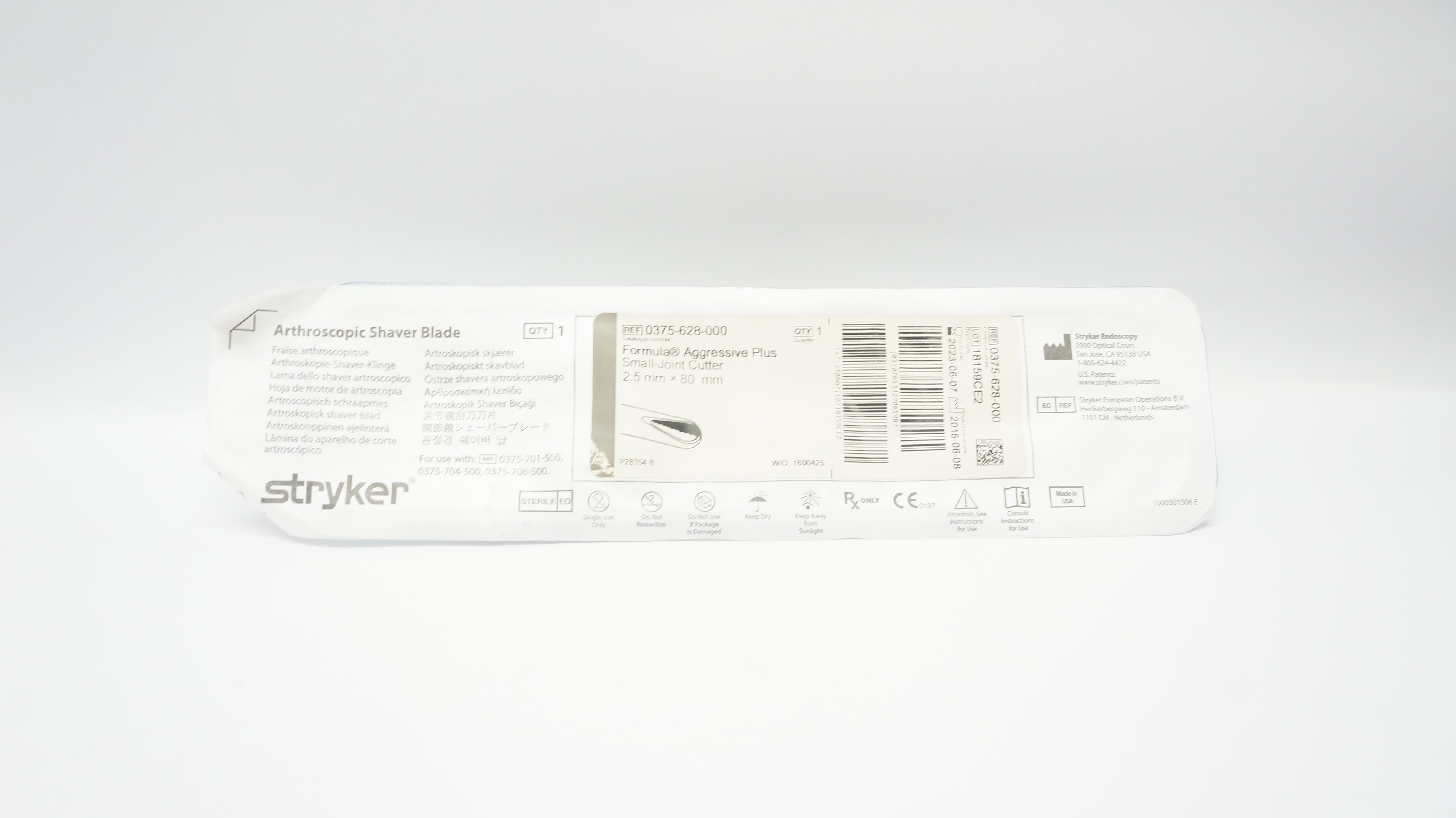 Stryker 0375-628-000 Arthroscopic Shaver Blade (x)