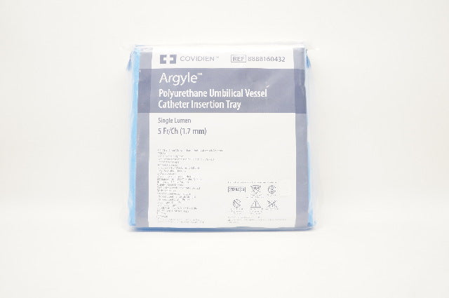 Covidien 8888160432 Polyurethane Umbilical Vessel Cath. Insertion Tray 5Fr