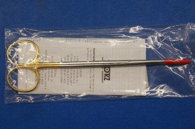 Karl Storz 512818 Scissors, Tungsten Carbide Inserts, Curved