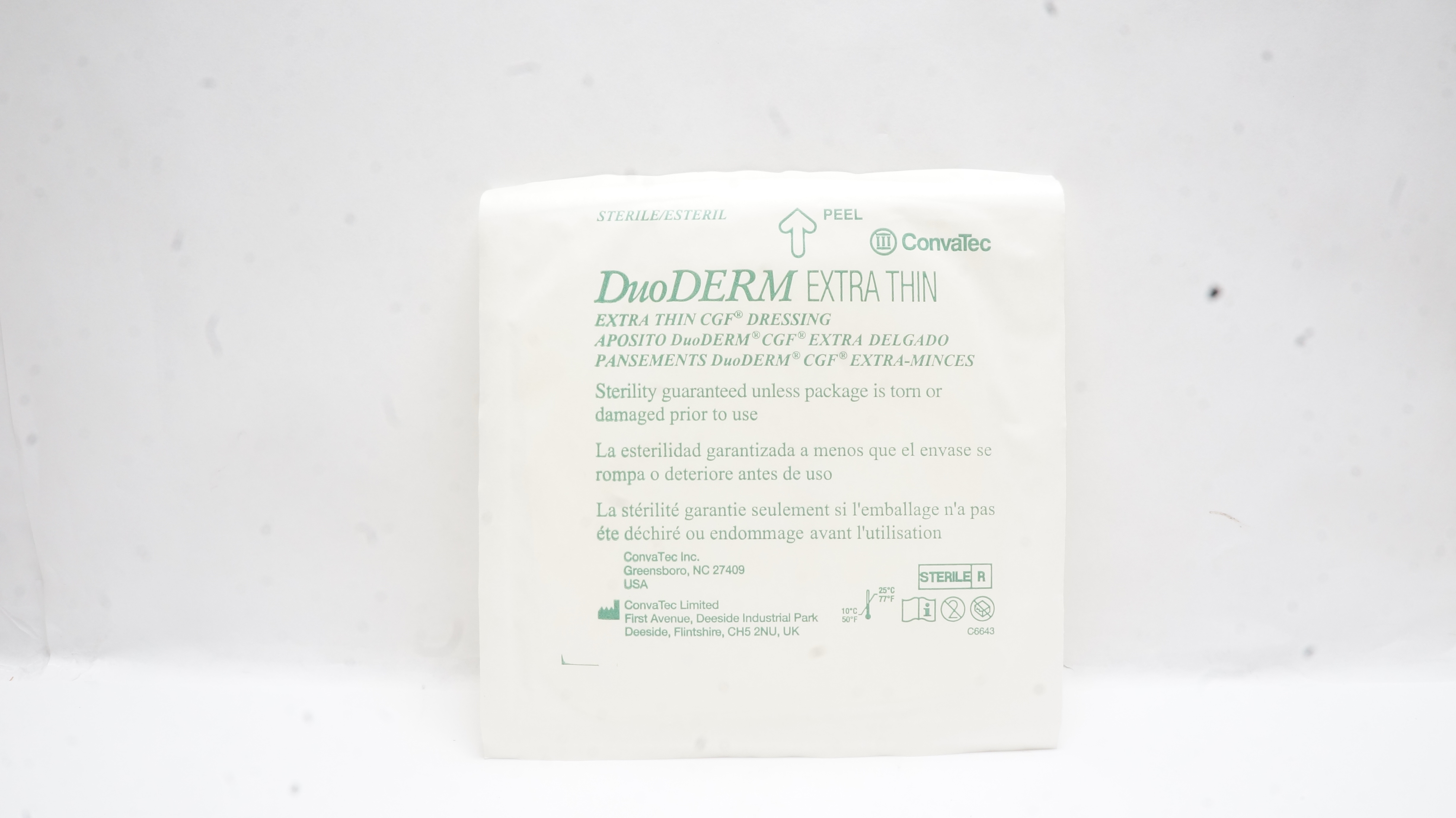 ConvaTec C6643 DuoDerm Extra Thin CGF Dressing