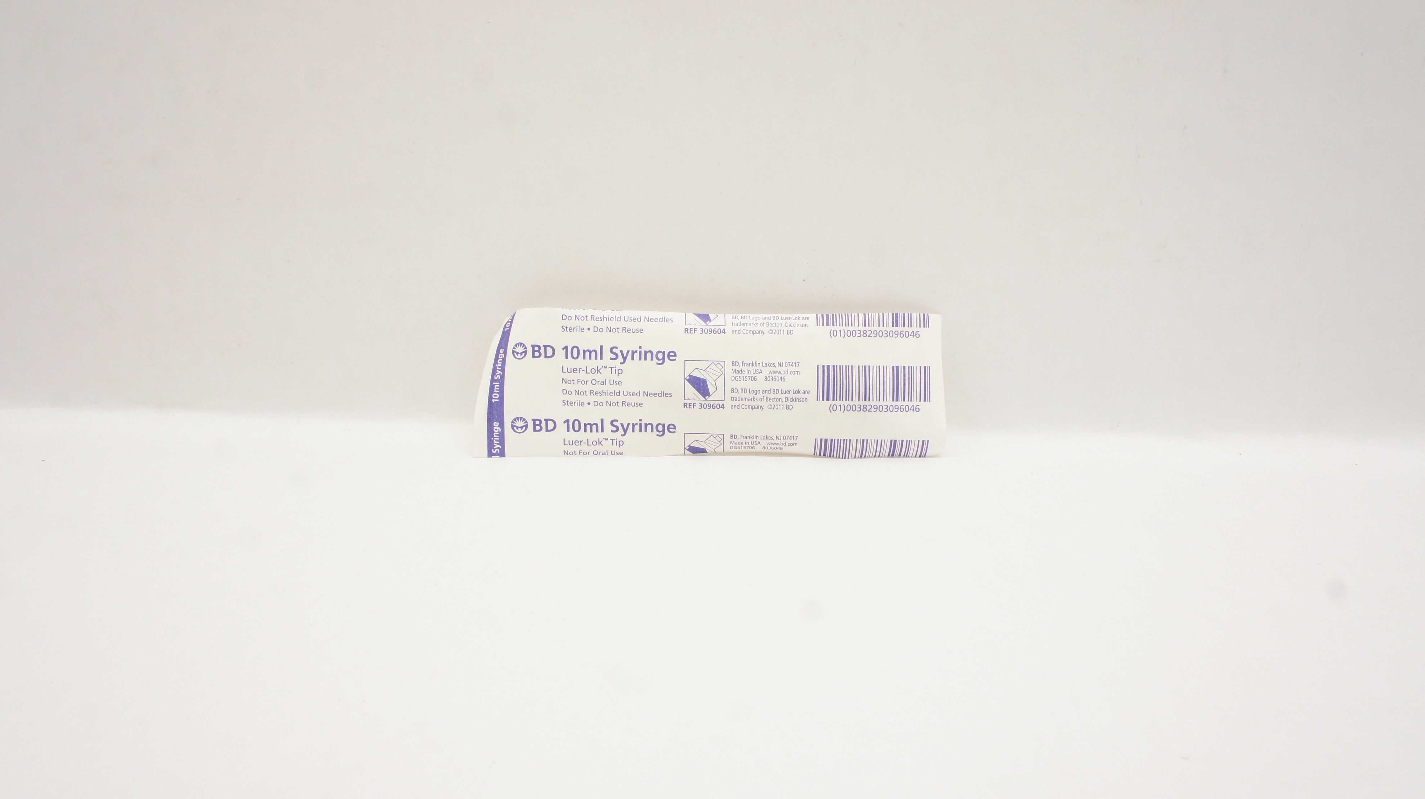BD 309604 Luer-Lok Tip Syringe 10ml (x)