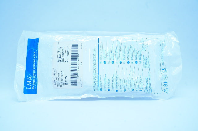 LMA 100025 Classic Laryngeal Mask Airway, Size: 2 1/2, 20-30kg Air 14ml/60cm H2O