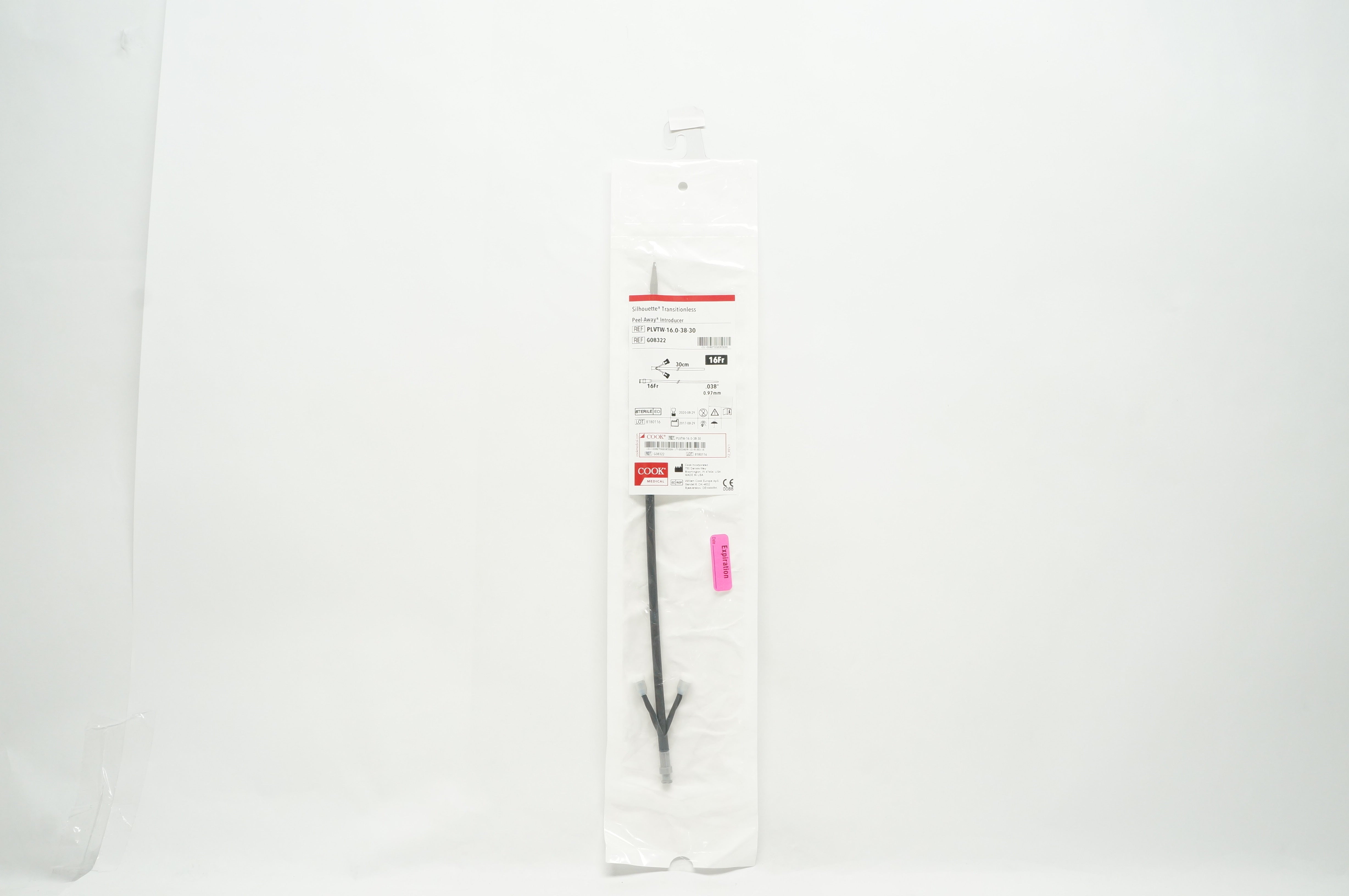 Cook G08322 Silhouette Transitionless Peel-Away Introducer 16Fr x 30cm (x)
