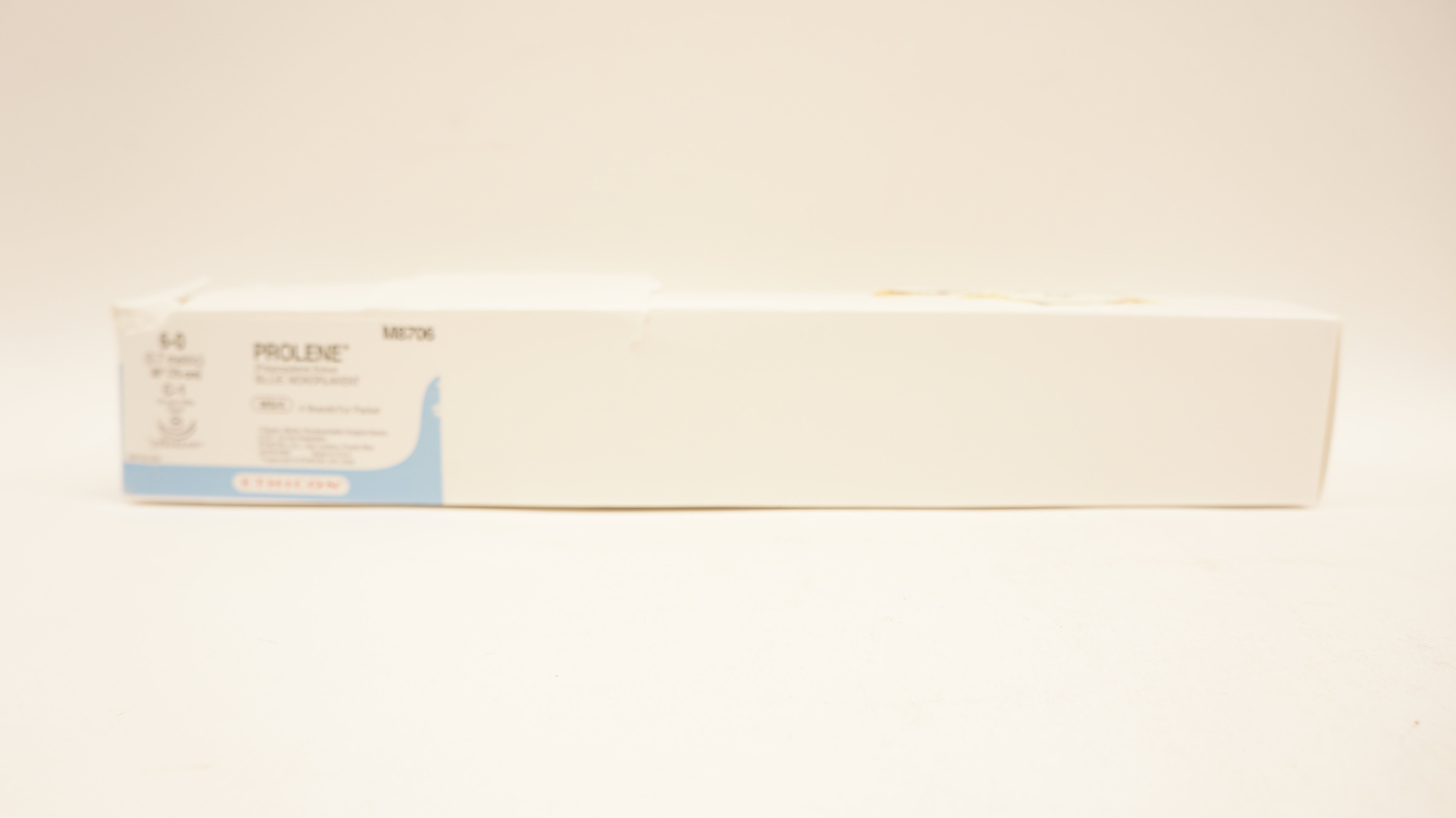 Ethicon M8706 6-0 Prolene C-1 13mm 3/8c Taper 30inch - Box of 12