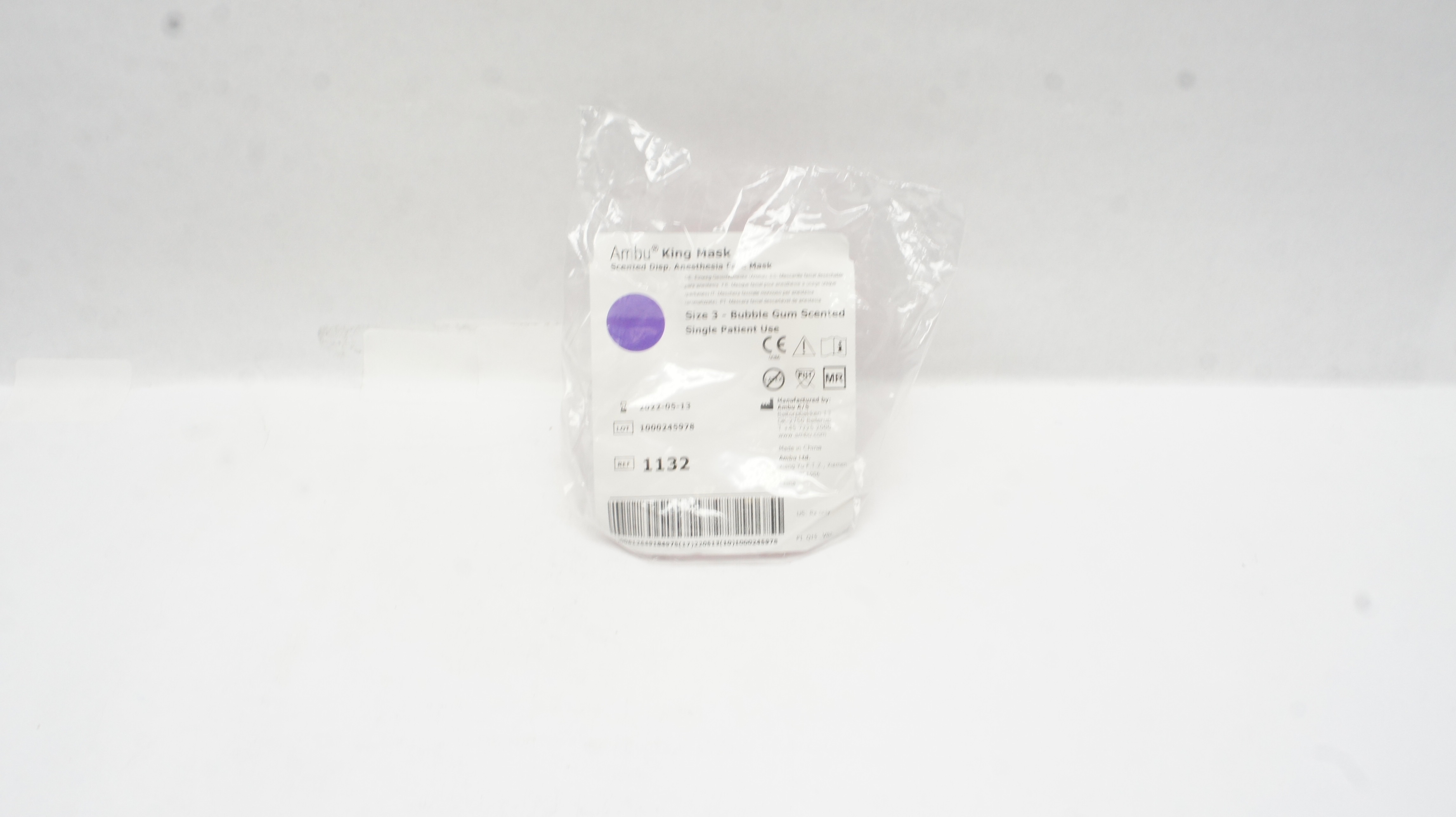 AMBU 1132 King Mask Scented Disp. Anesthesia Face Mask Size 3 (x)