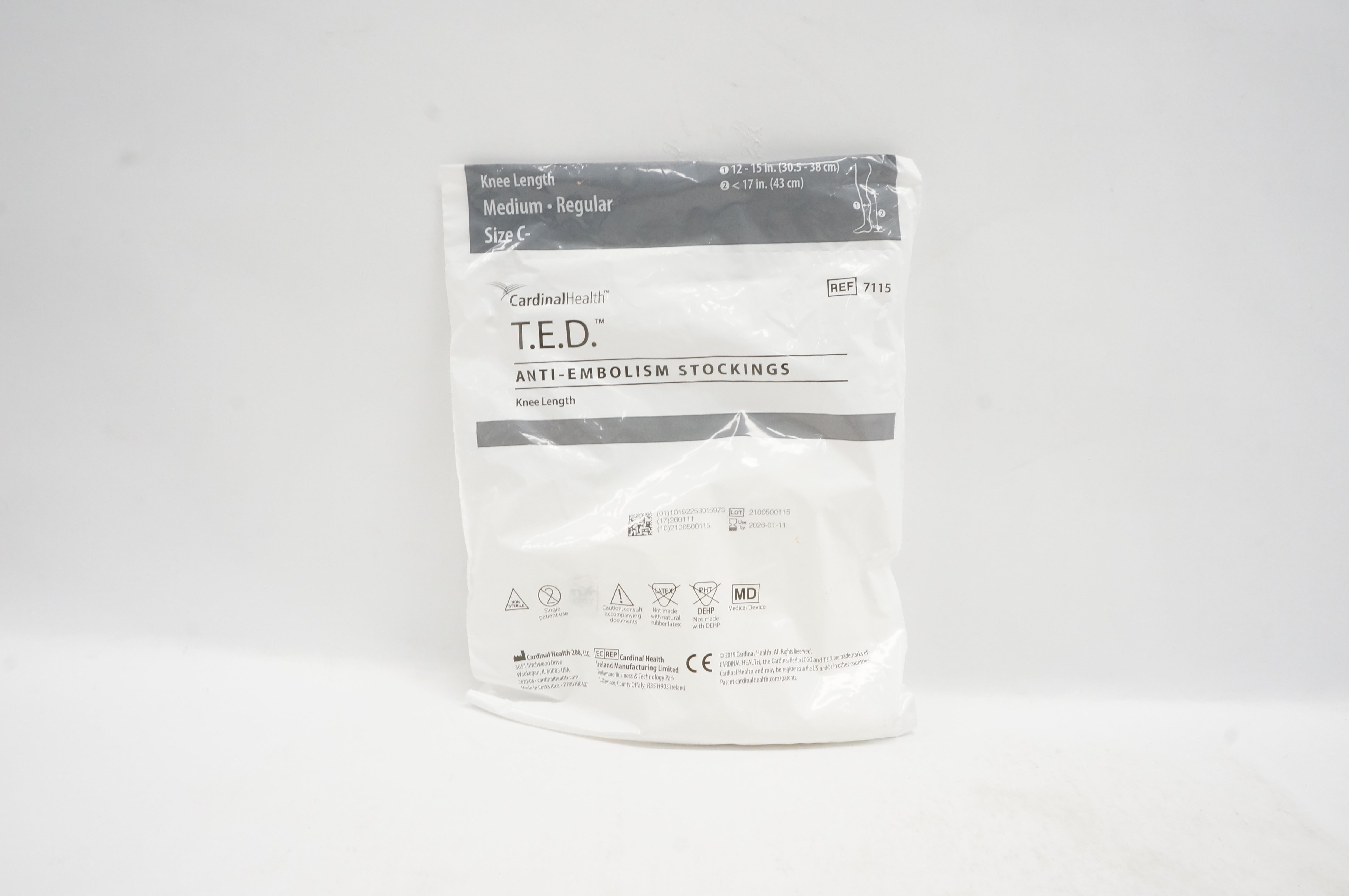 Cardinal Health 7115 T.E.D. Anti-Embolism Stockings Medium
