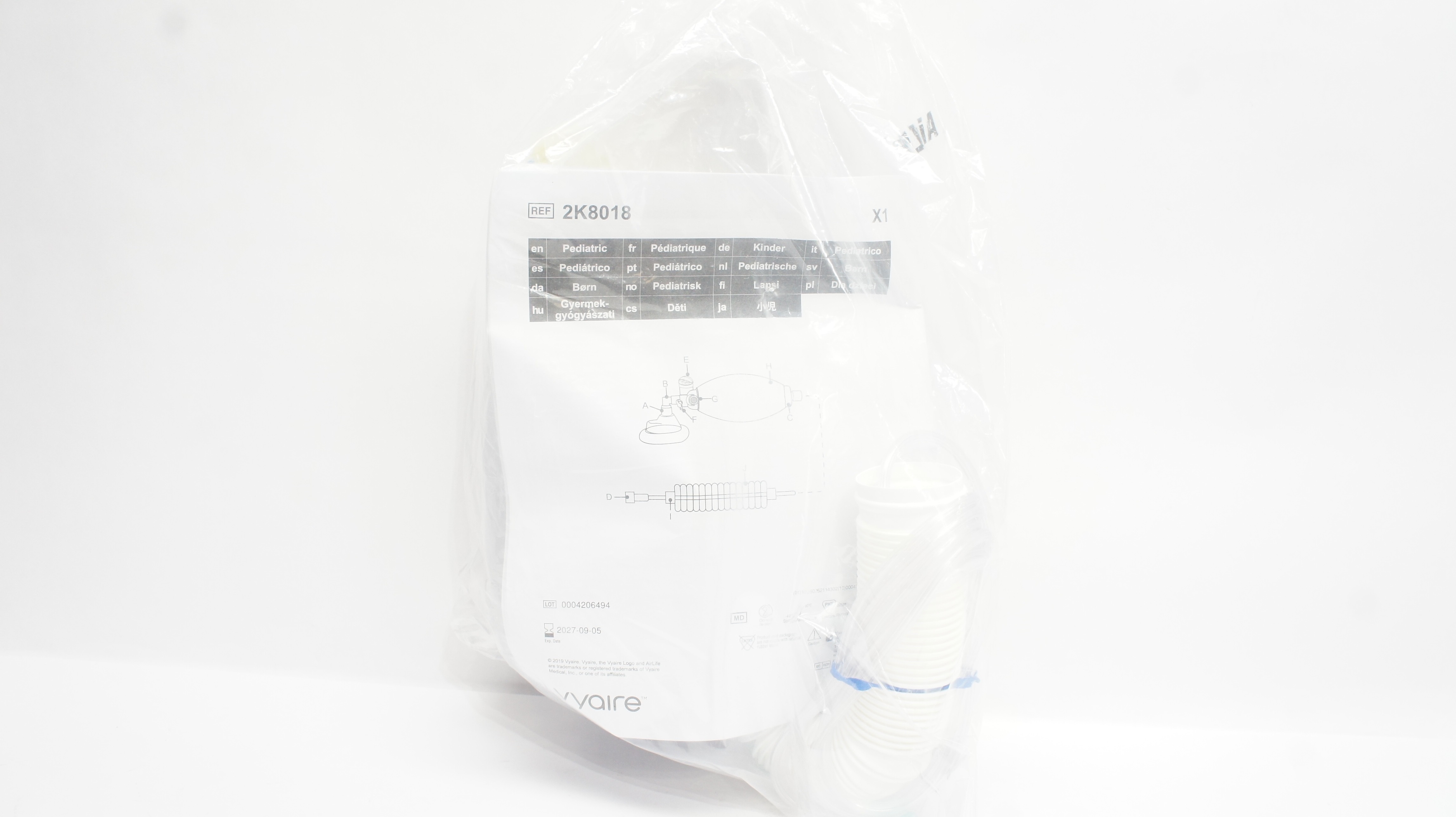 Vyaire 2K8018 AirLife Pediatric Resuscitation Device