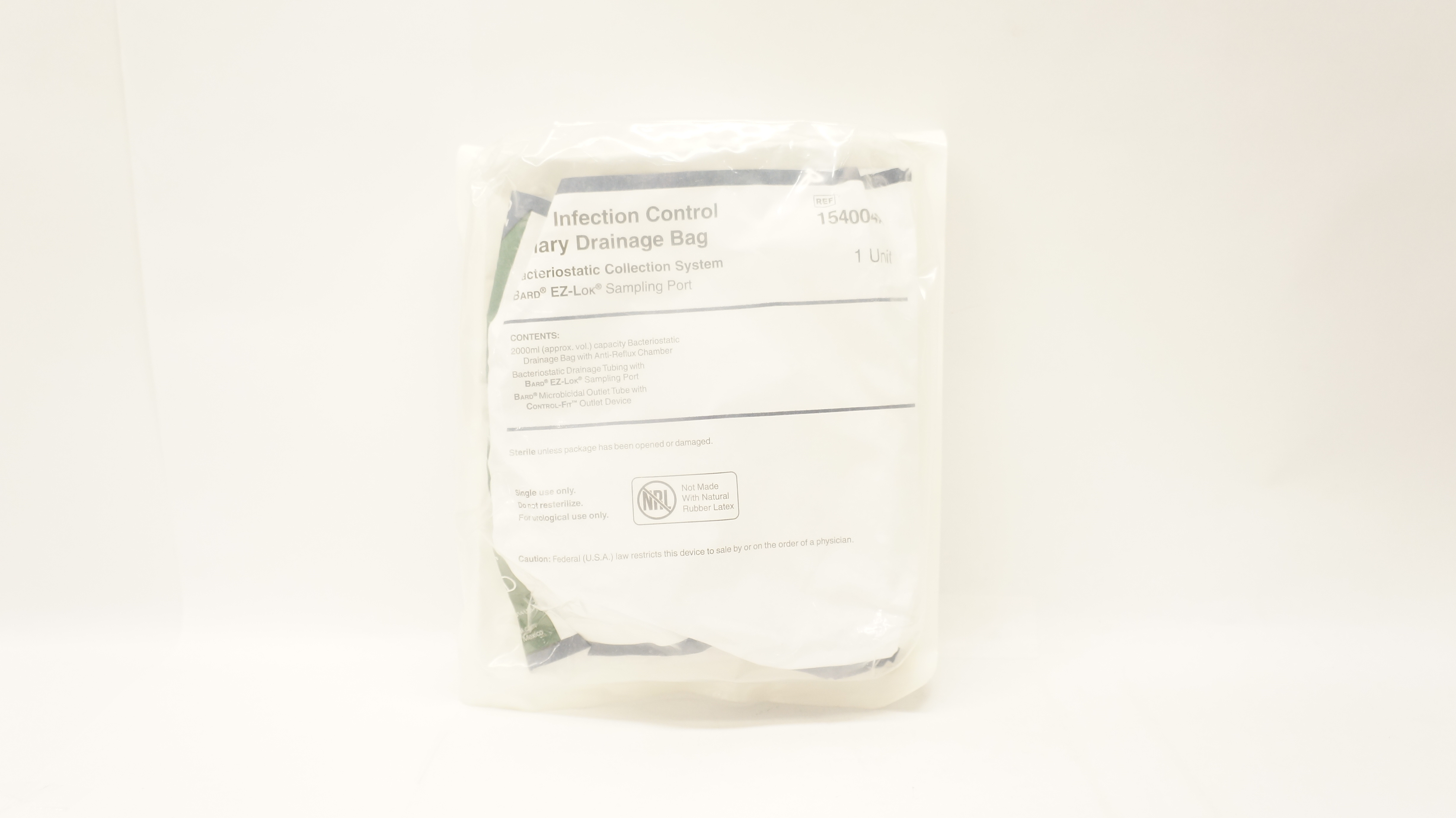 Bard 154004A Infection Control Urinary Drainage Bag (x)