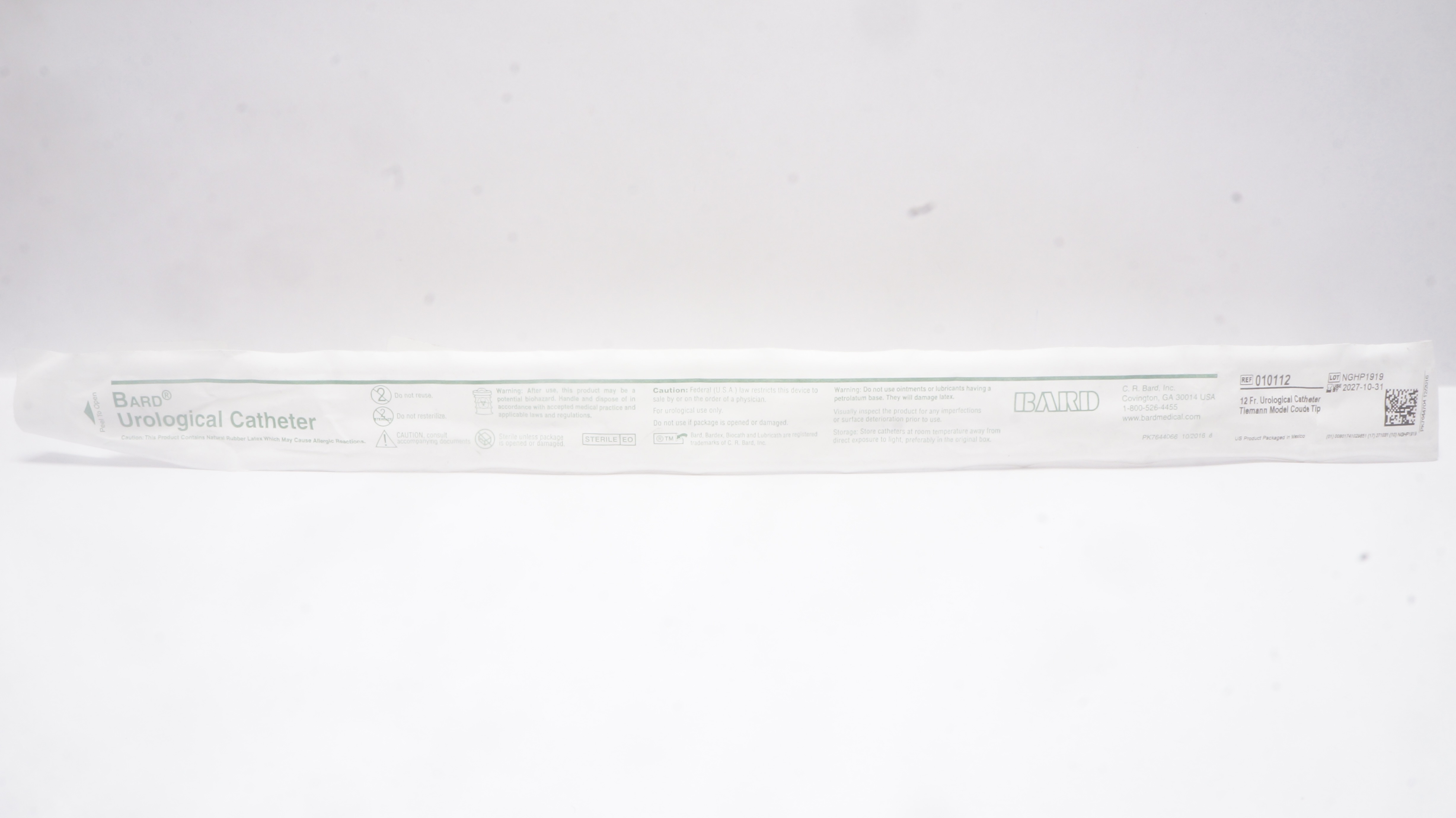 Bard 010112 Urological Cath. 12Fr.