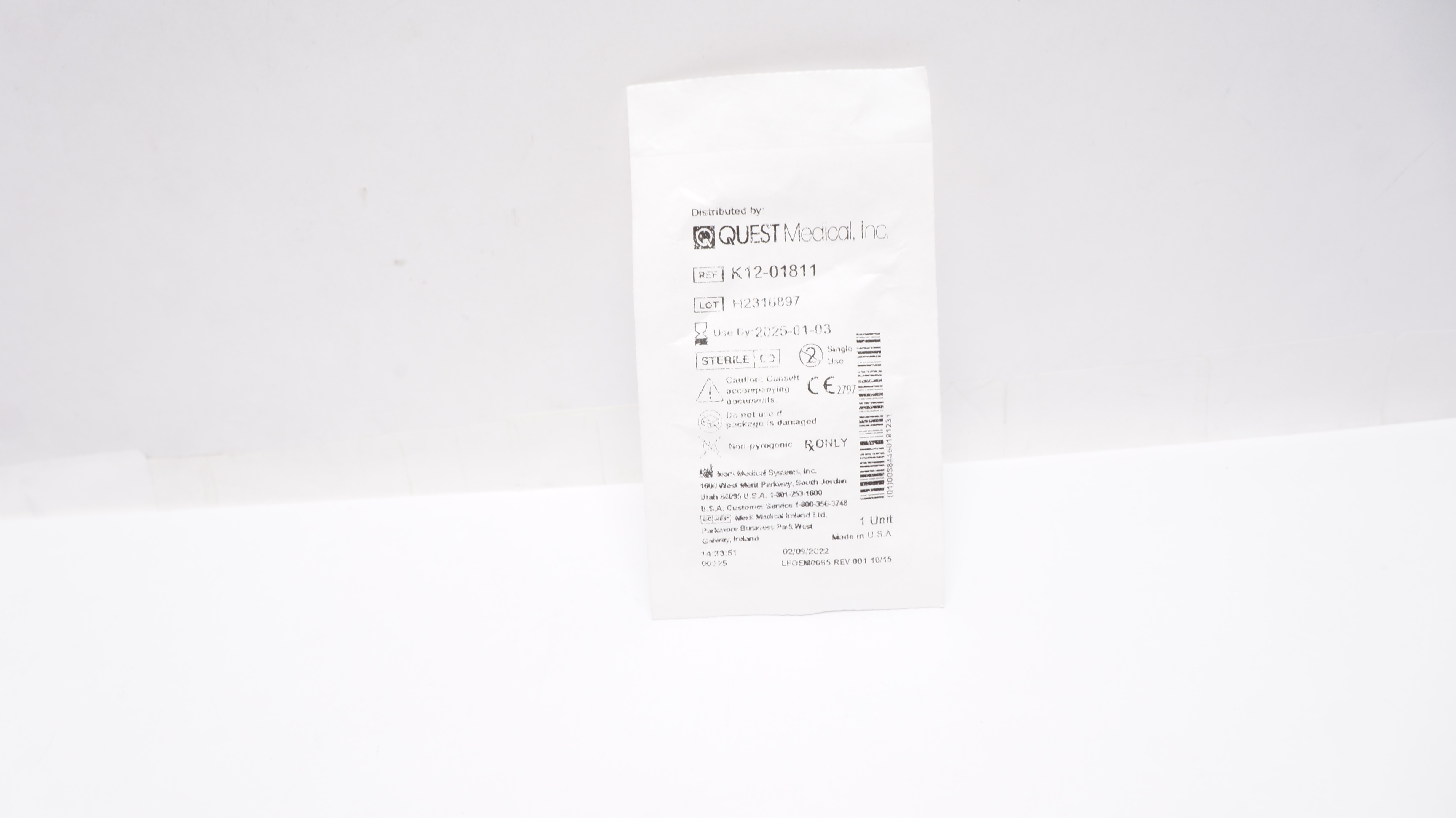 Merit Medical K1201811 Quest Bilateral Stopcock 4way Stopcock