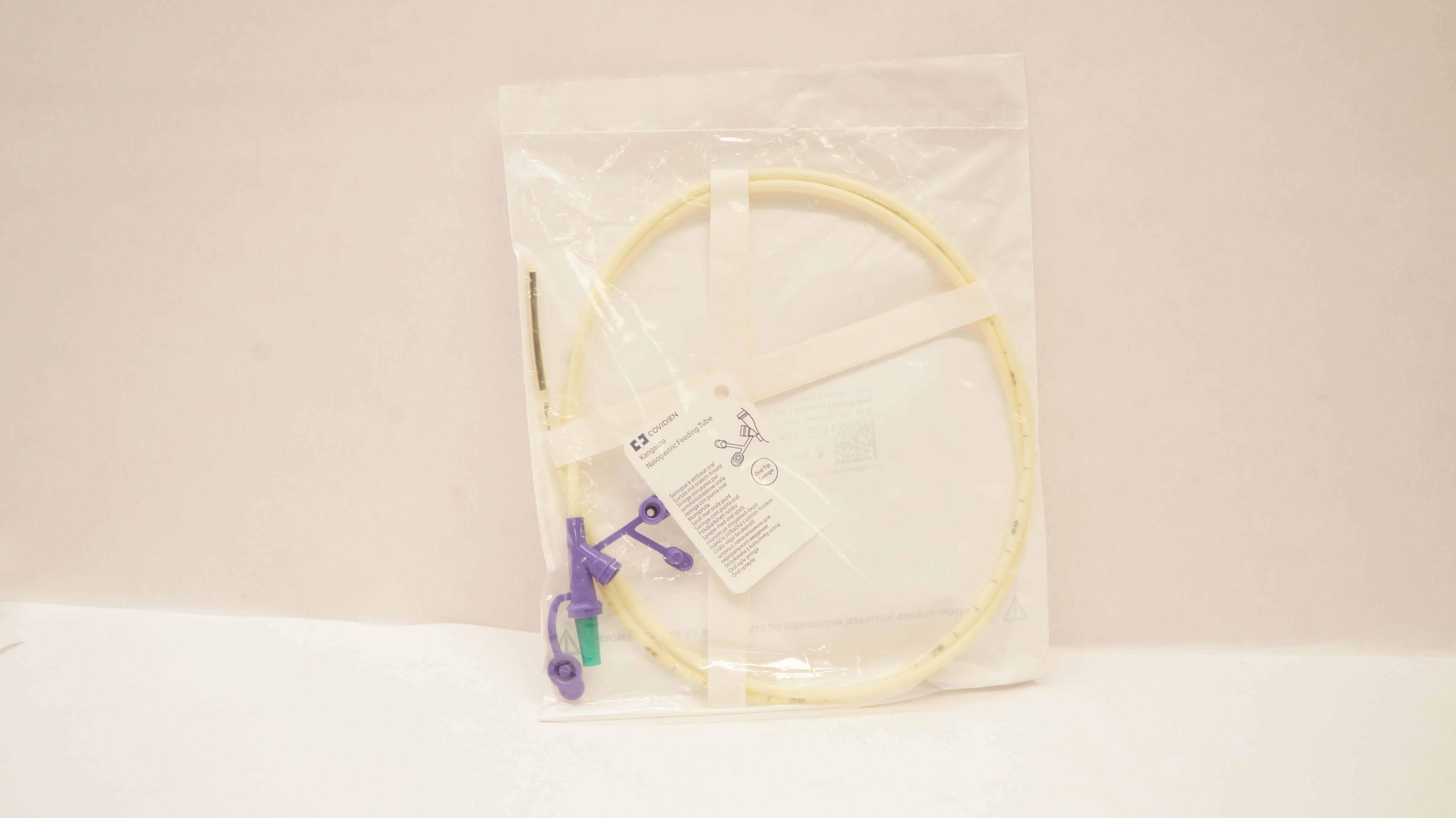 Covidien 8884721252 Kangaroo Nasogastric Feeding Tube 12Fr/Ch x 43inch